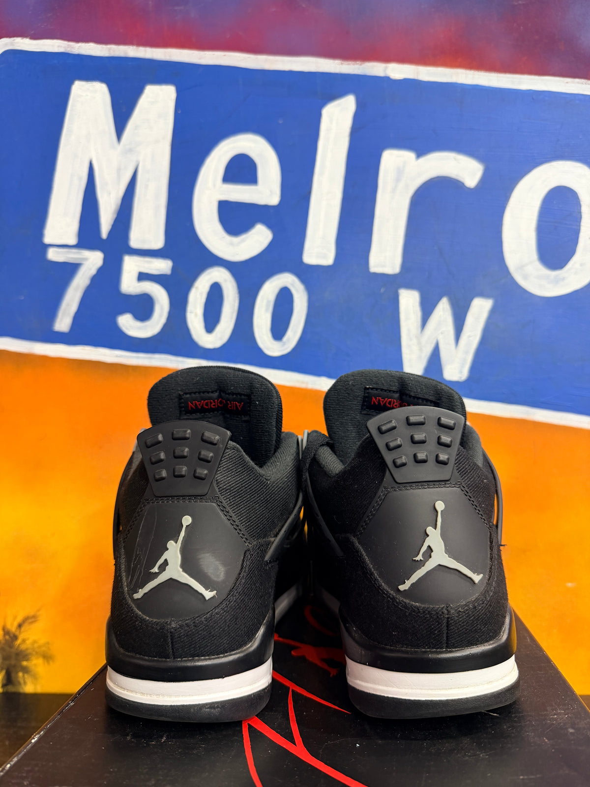 Jordan 4 Retro SE Black Canvas