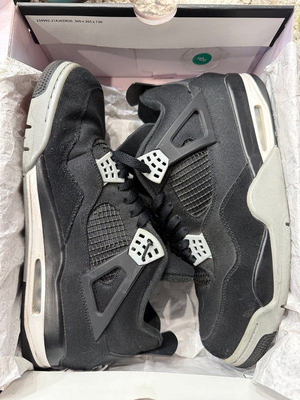 Jordan 4 Retro SE Black Canvas