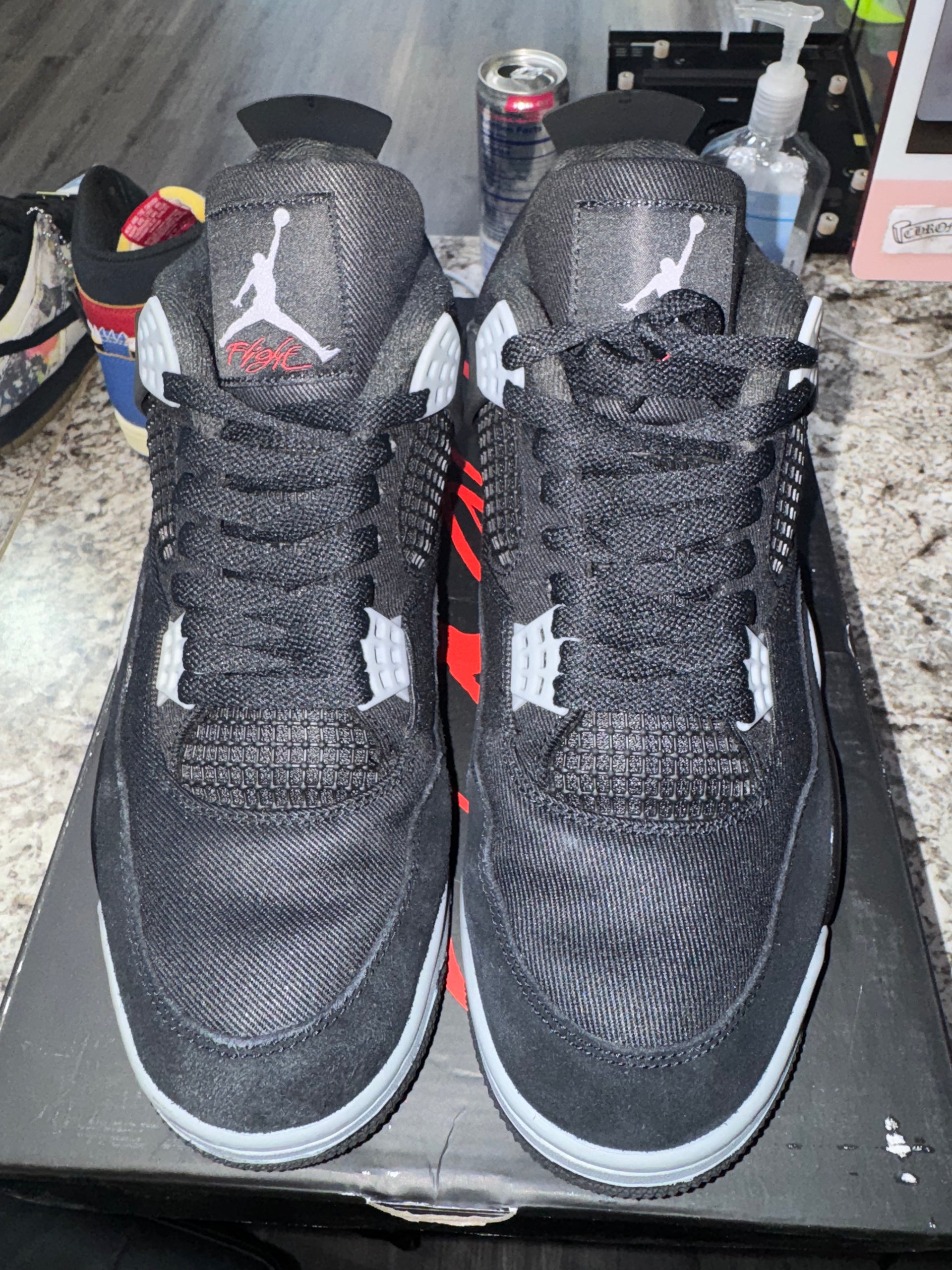 Jordan 4 Retro SE Black Canvas