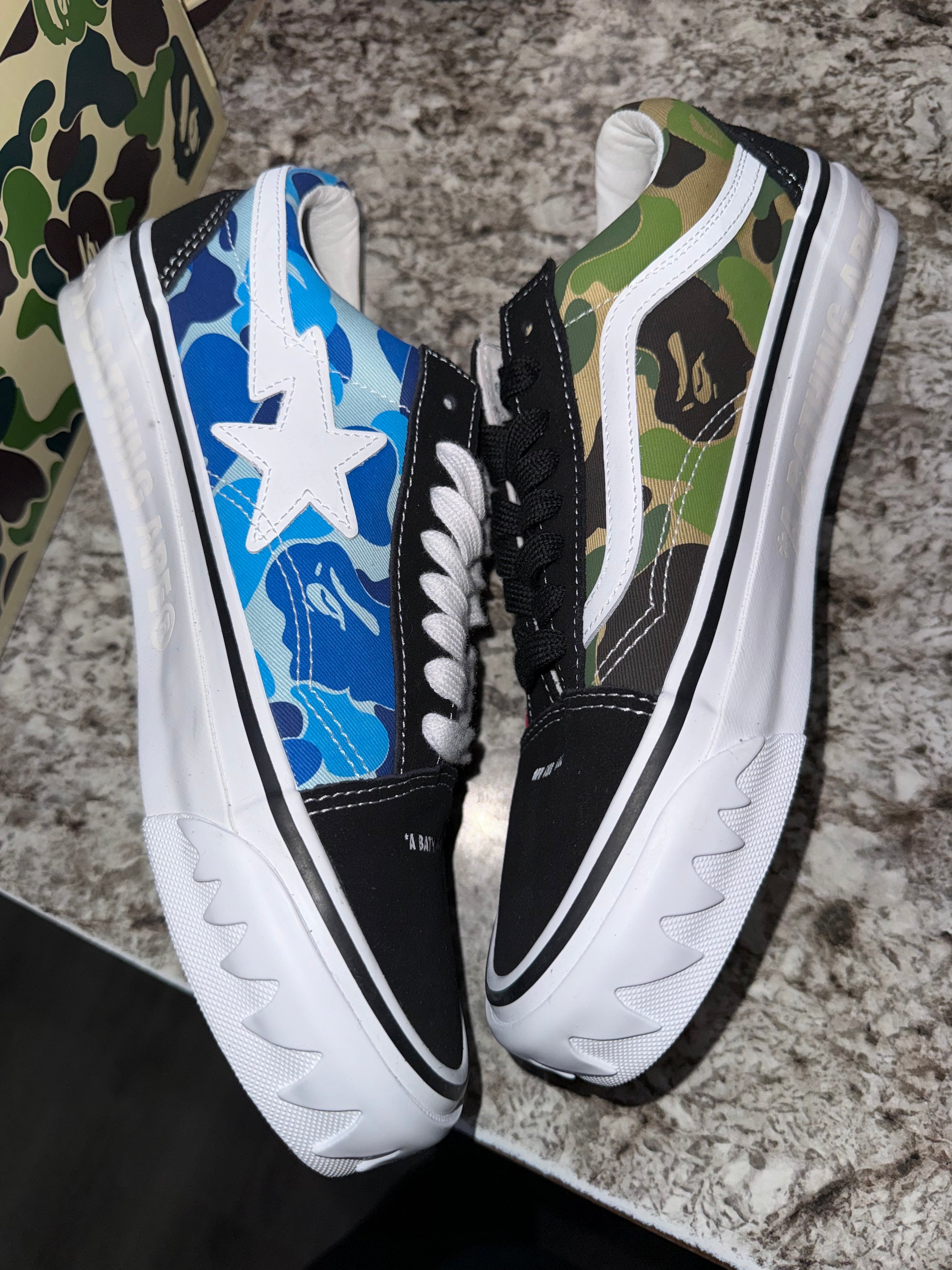 Vans LX Old Skool Bape ABC Multi-Camo