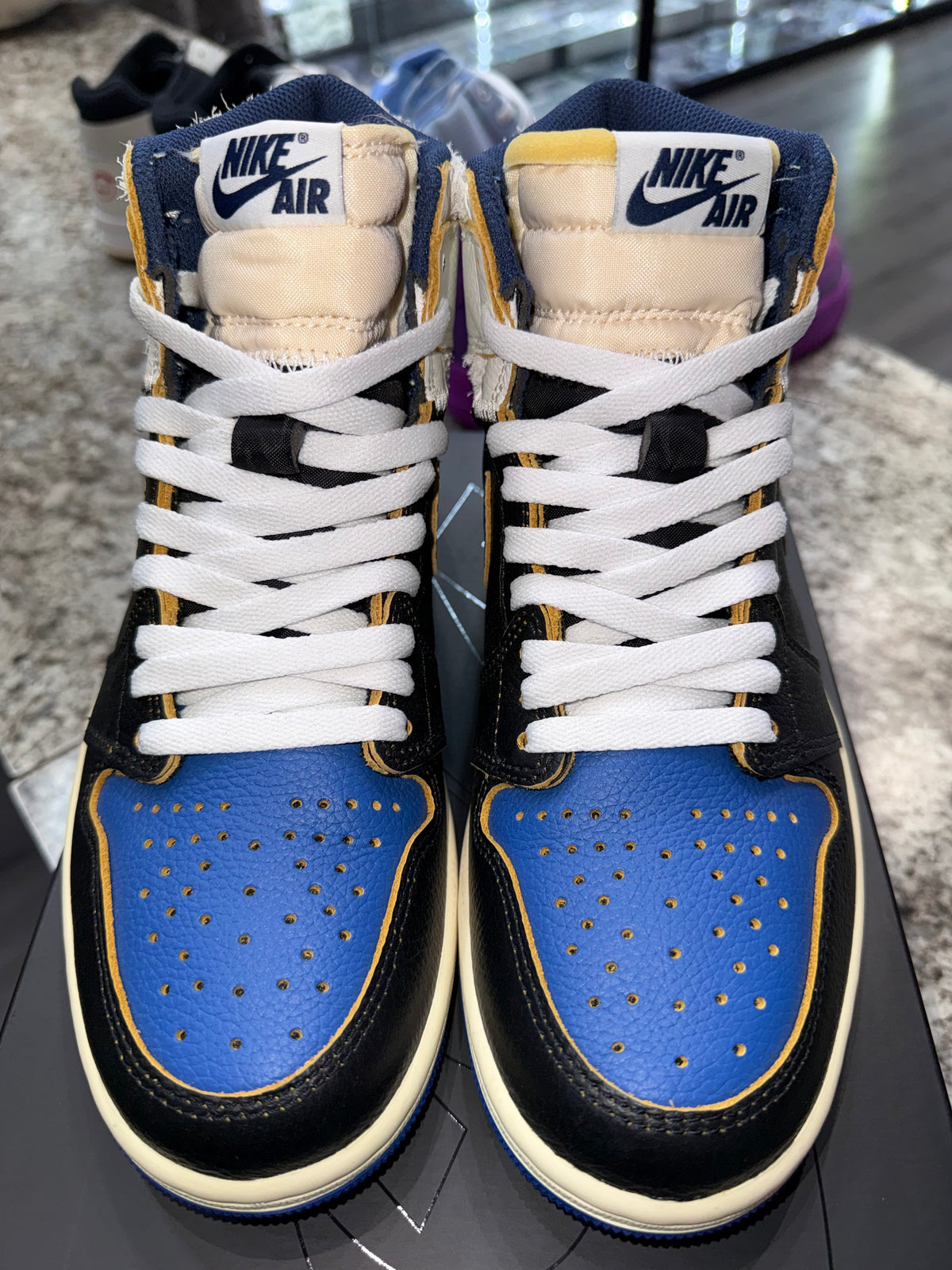 Jordan 1 Retro High OG SP Fragment x Union LA Sport Royal
