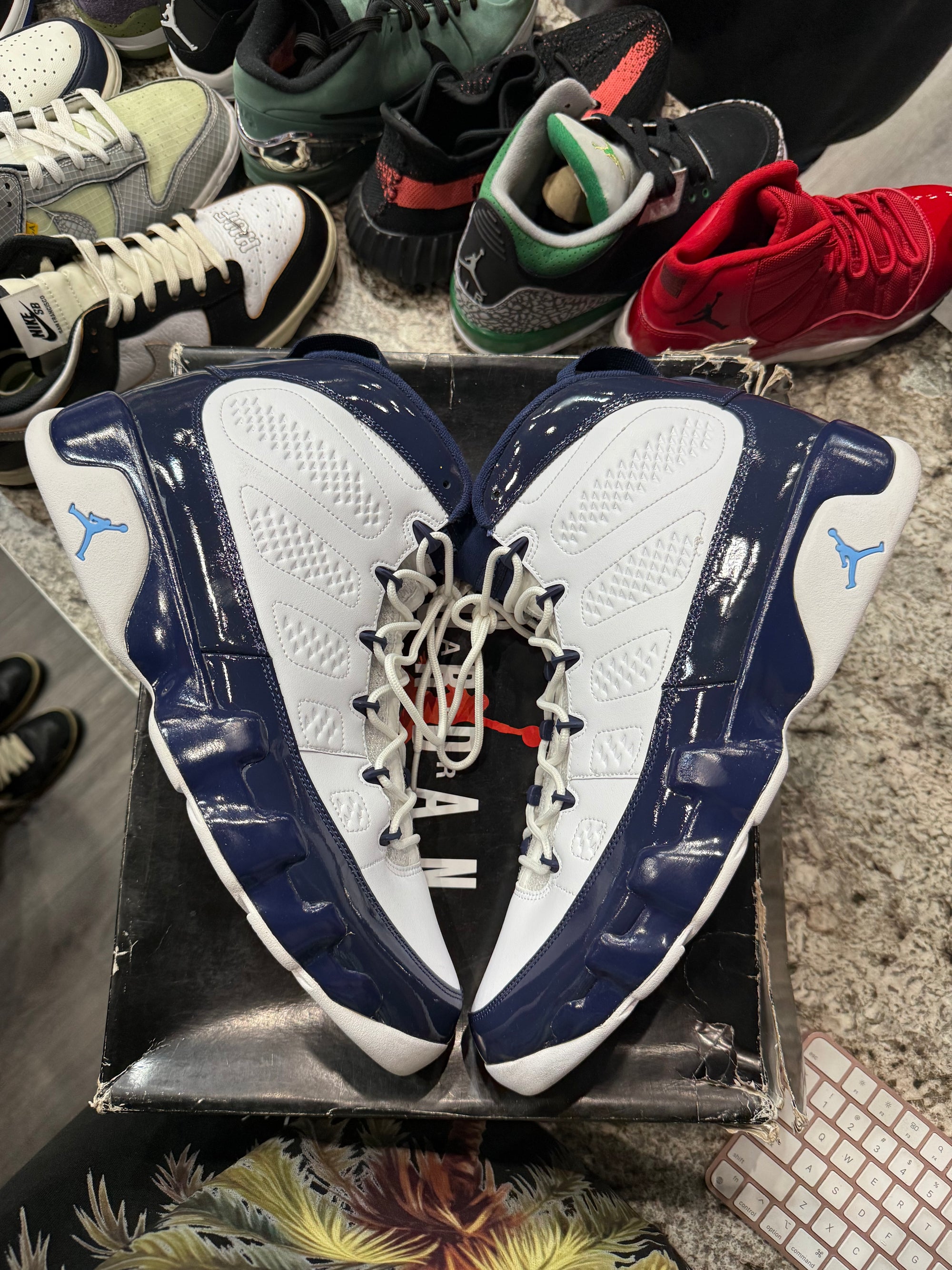 Jordan 9 Retro Pearl Blue