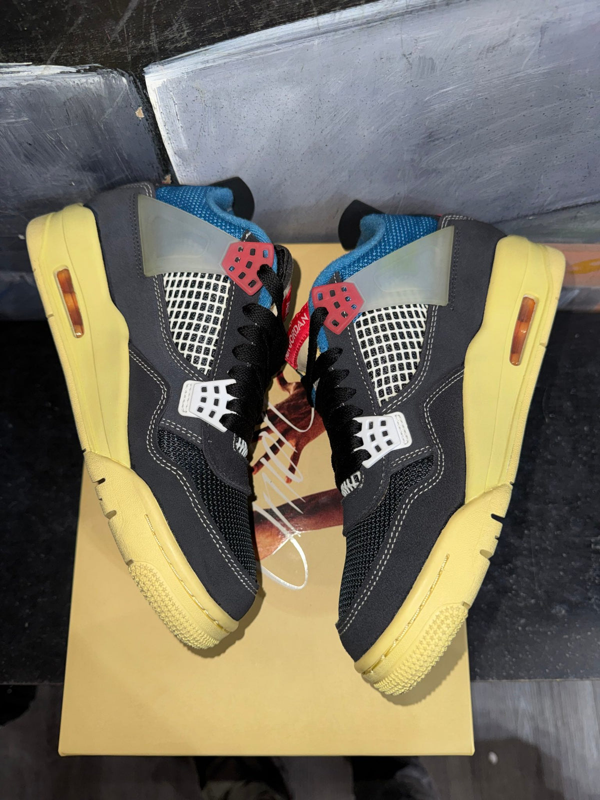 Jordan 4 Retro Union Off Noir