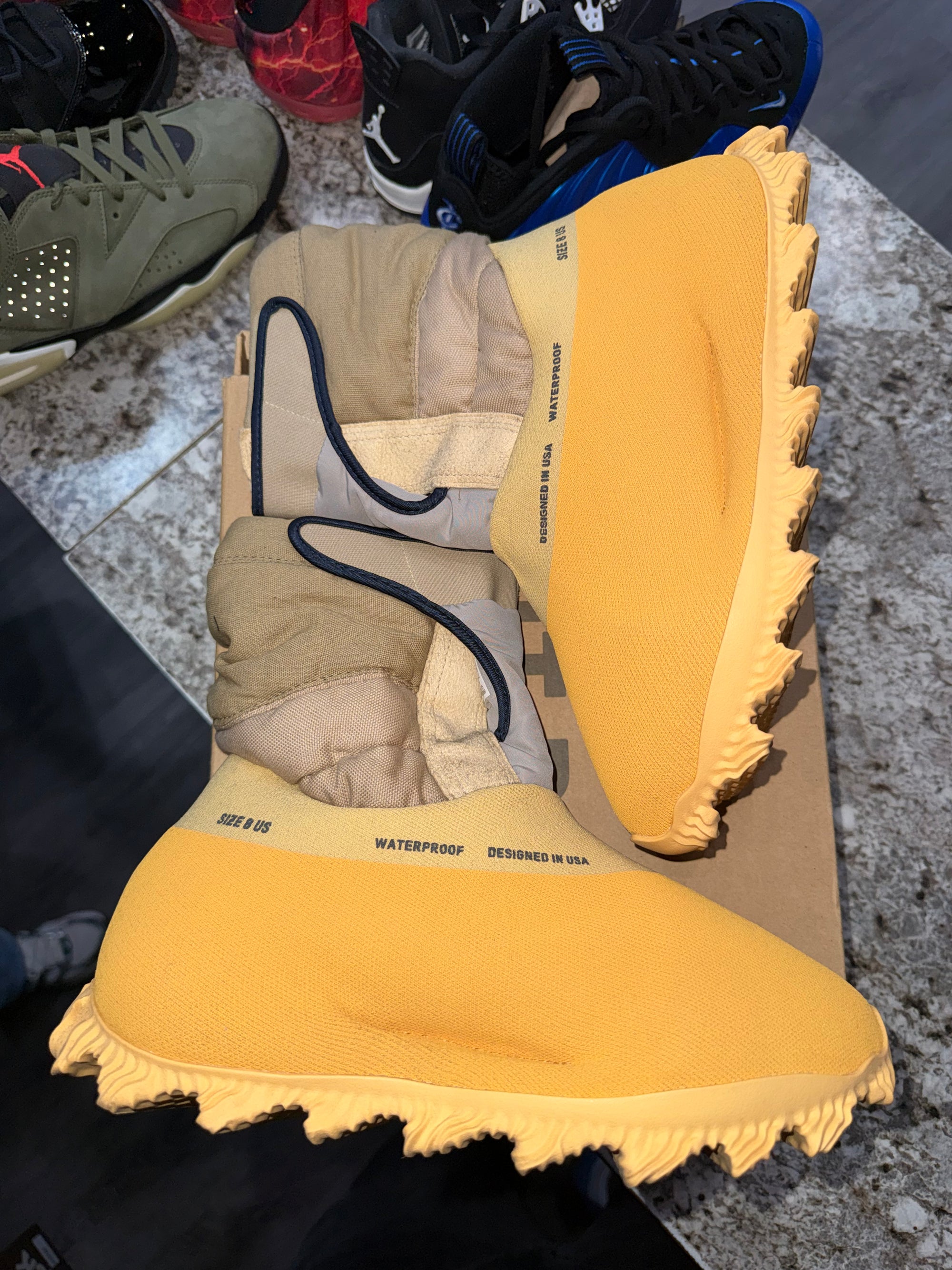 adidas Yeezy Knit RNR Boot Sulfur
