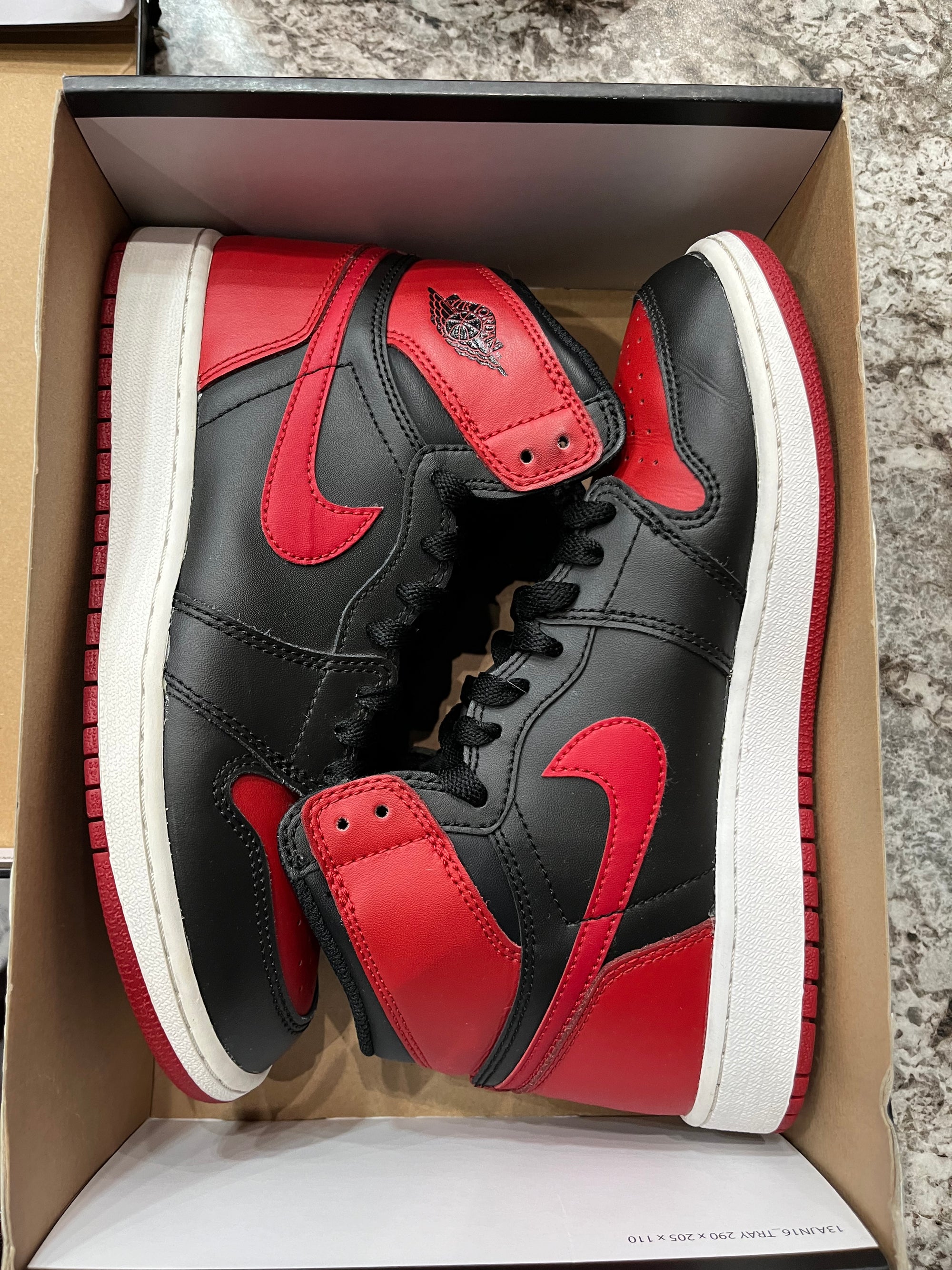 Jordan 1 Retro Bred Banned (2016) (GS)
