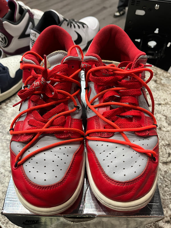 Nike Dunk Low Off-White University Red