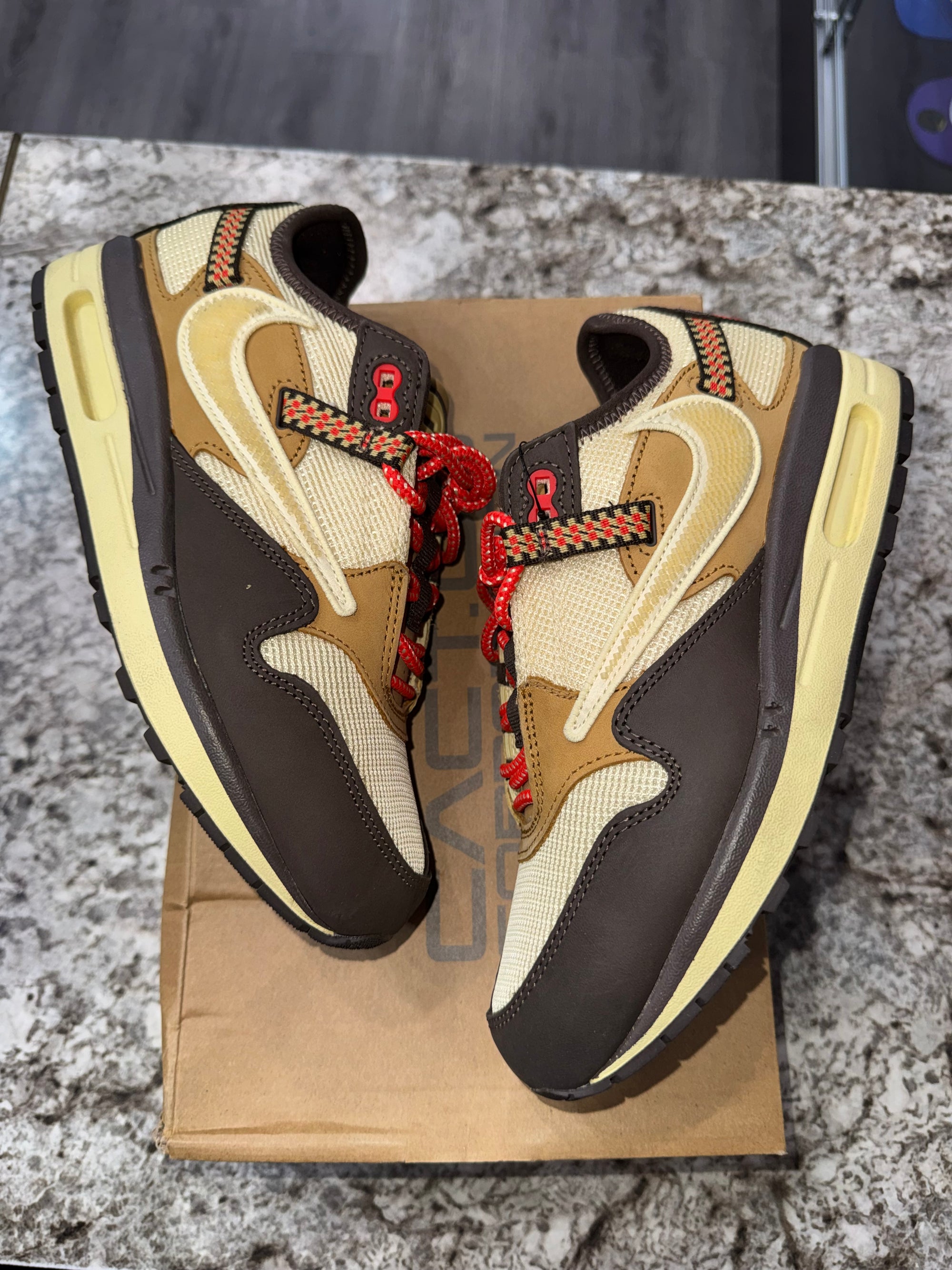 Nike Air Max 1 Travis Scott Cactus Jack Baroque Brown