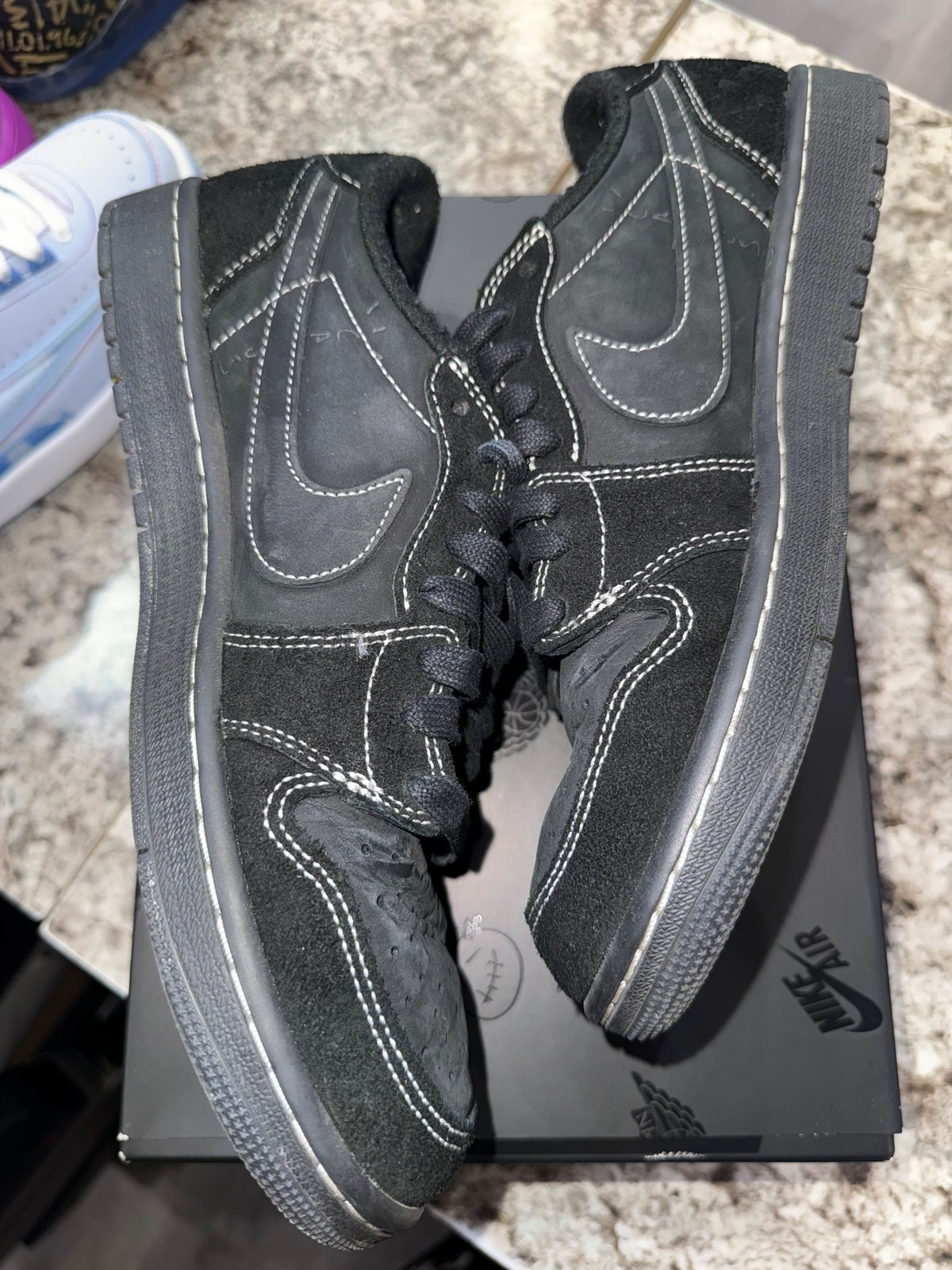 Jordan 1 Retro Low OG SP Travis Scott Black Phantom