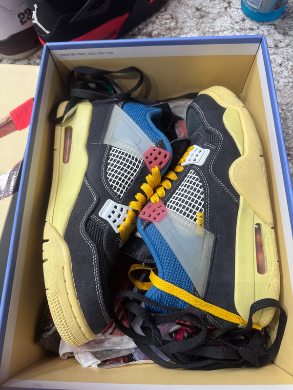 Jordan 4 Retro Union Off Noir (Damaged Box)
