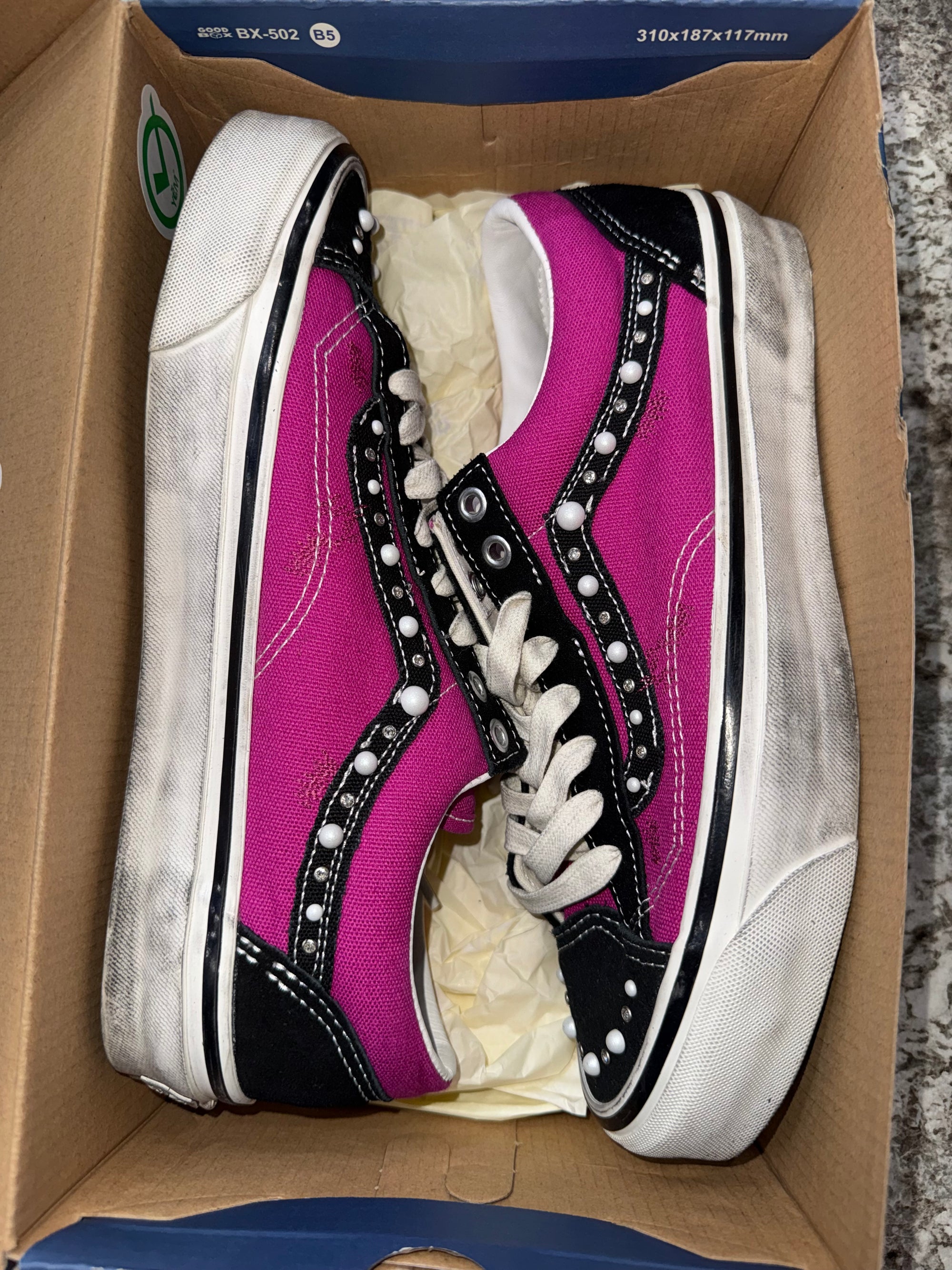 Vans OTW Old Skool 36 Pearlized Pack Pink Black
