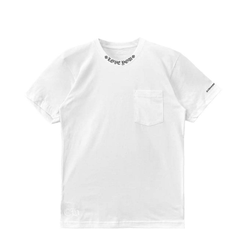 Chrome Hearts LOVE YOU White Short Sleeve T-Shirt Tee