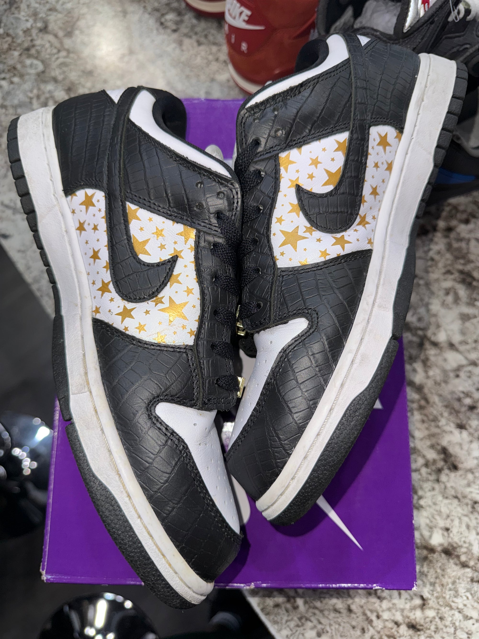 Nike SB Dunk Low Supreme Stars Black (2021)