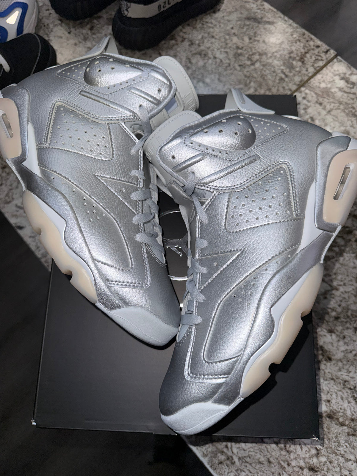 Jordan 6 Retro PSG Paris Saint-Germain Silver