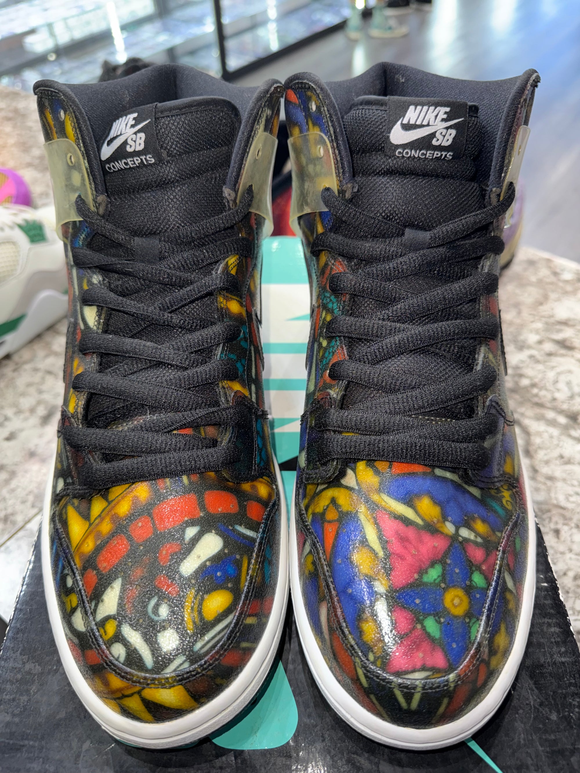 Nike SB Dunk High Concepts Stained Glass
