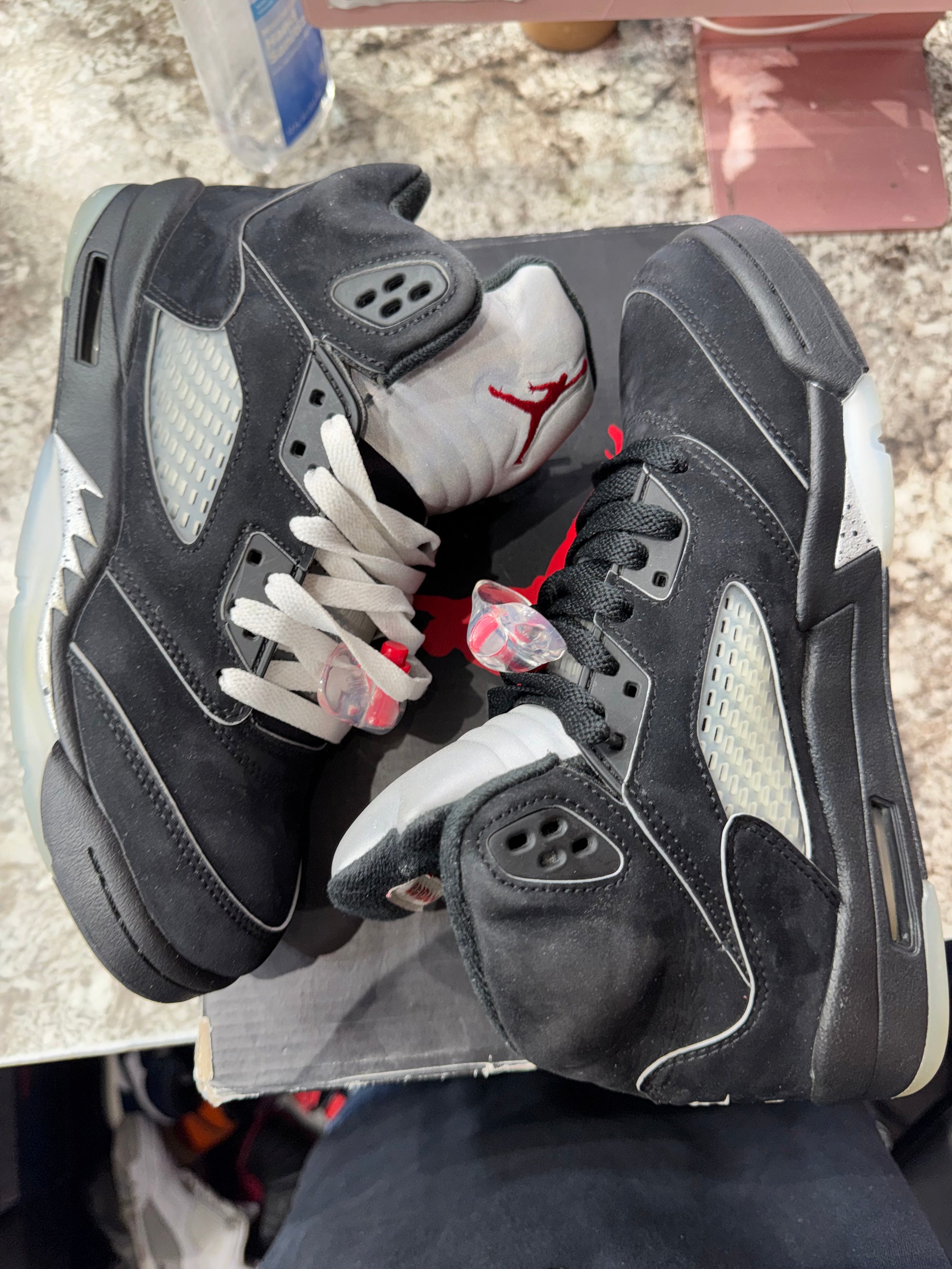 Jordan 5 Retro OG Black Metallic Reimagined (GS) (DAMAGED BOX)