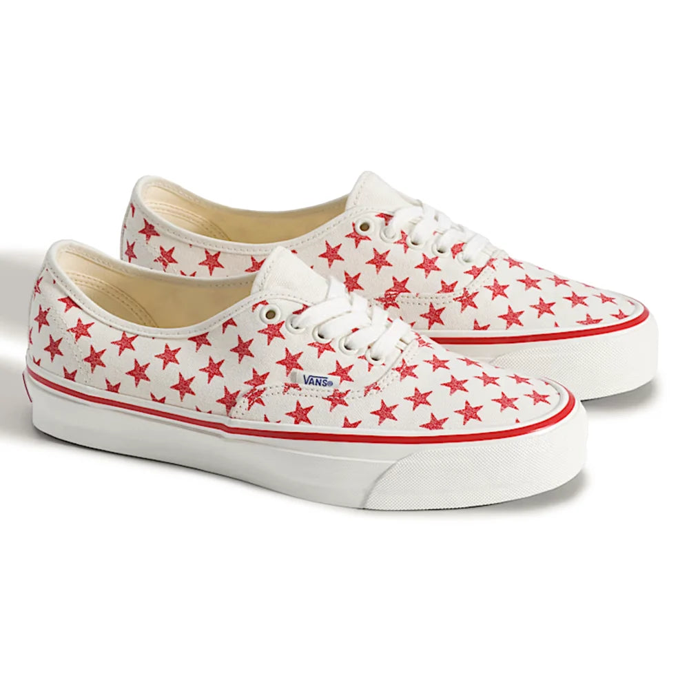 Vans Premium Authentic Stars Red Marshmallow