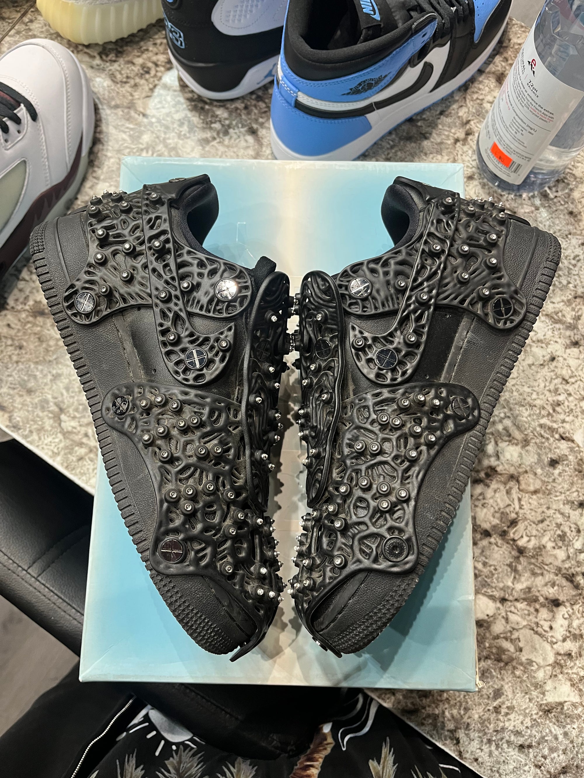 Nike Air Force 1 Low Swarovski Retroreflective Crystals Black (Women's)