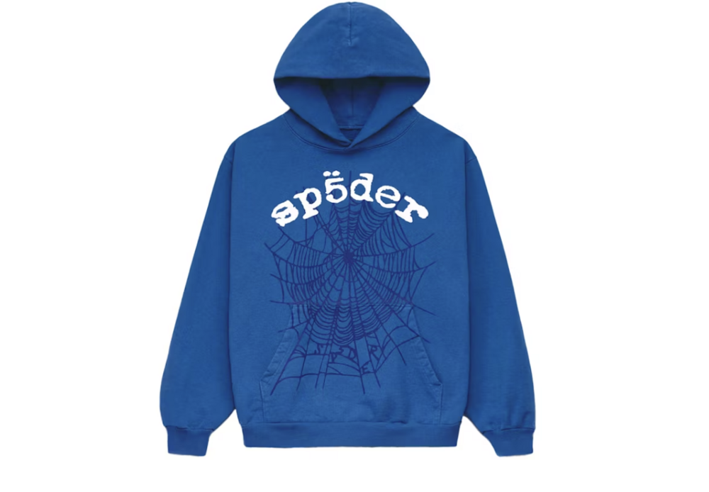 sp5der legacy blue hoodie