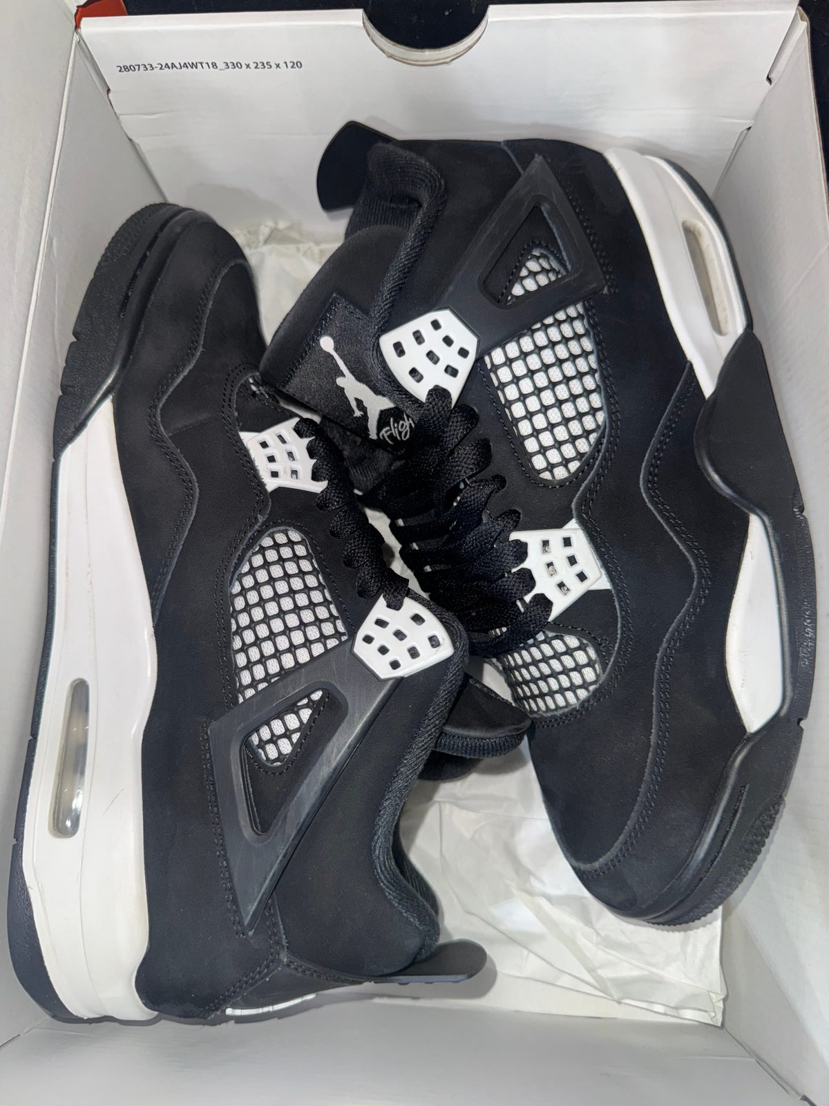 Jordan 4 Retro White Thunder