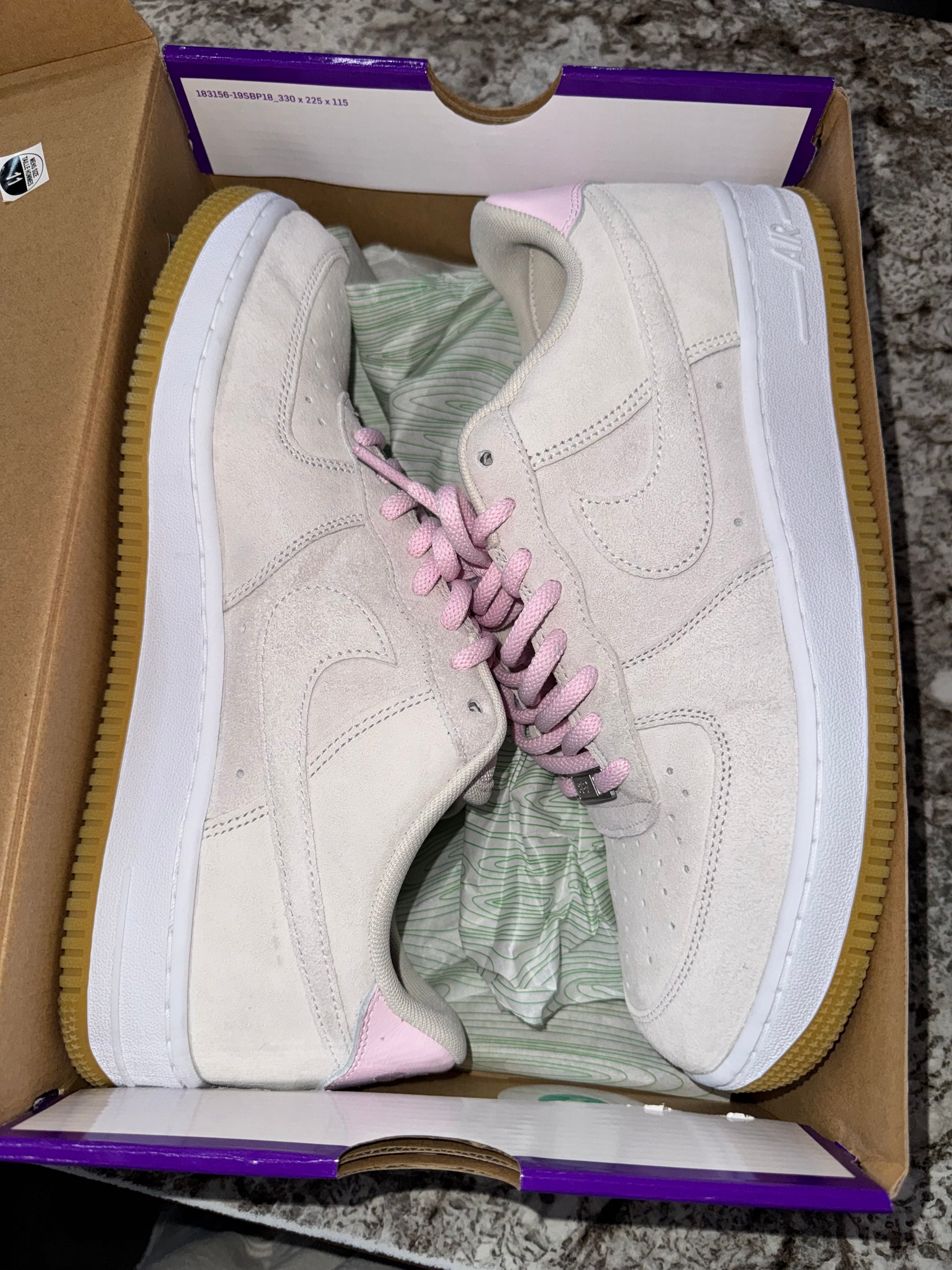 Nike Air Force 1 Low SB Light Orewood Brown Pink