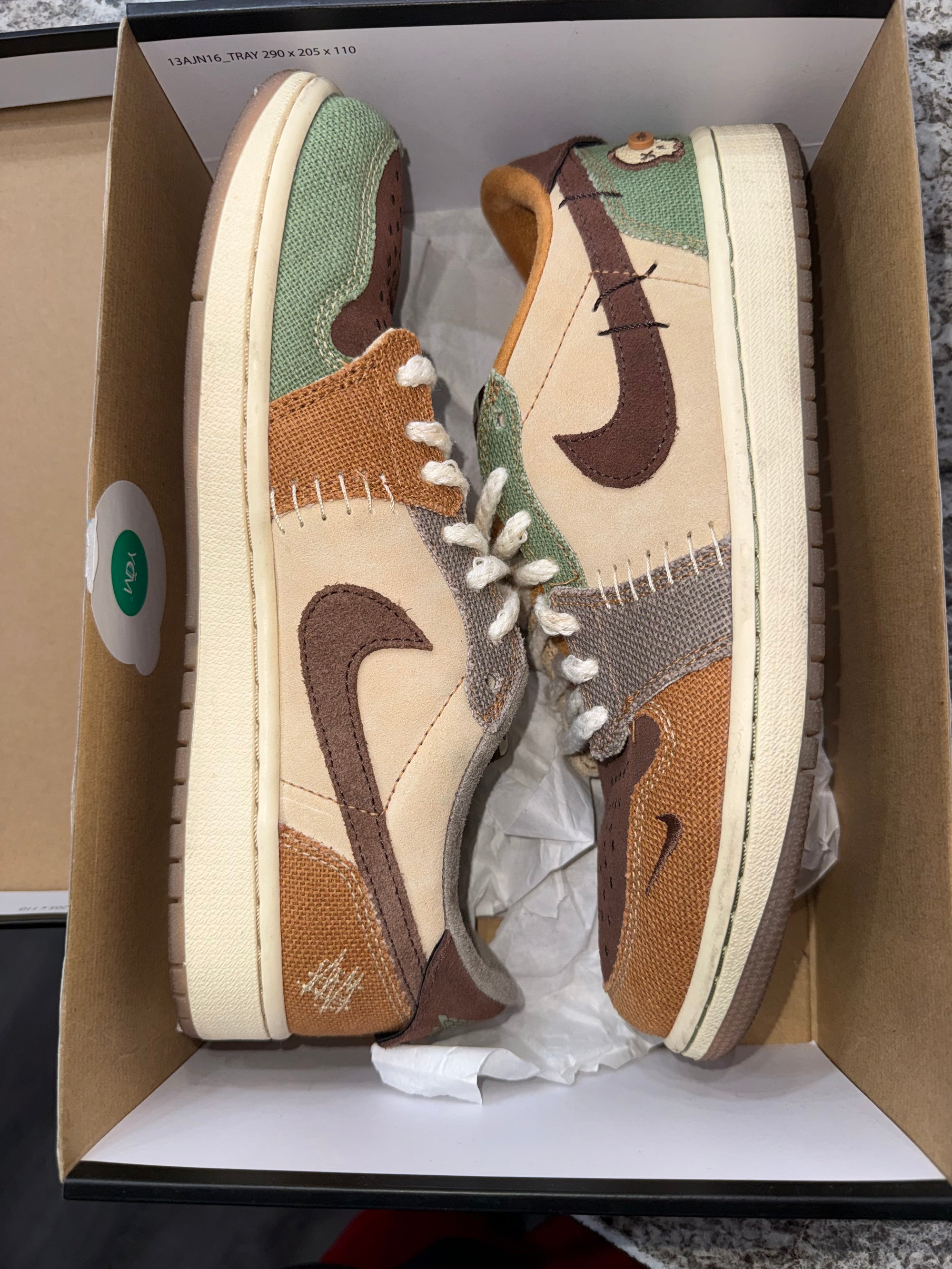 Jordan 1 Retro Low OG Zion Williamson Voodoo