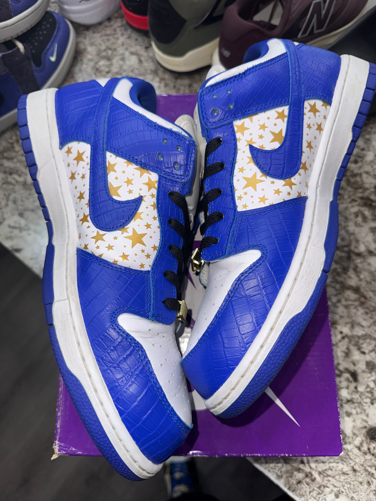 Nike SB Dunk Low Supreme Stars Hyper Royal (2021)
