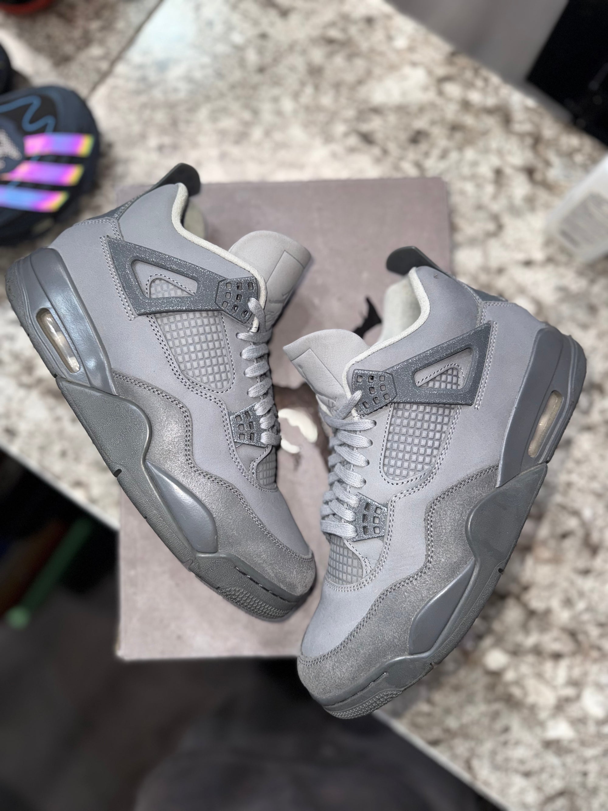 Jordan 4 Retro SE Paris Olympics Wet Cement (NO BOX)