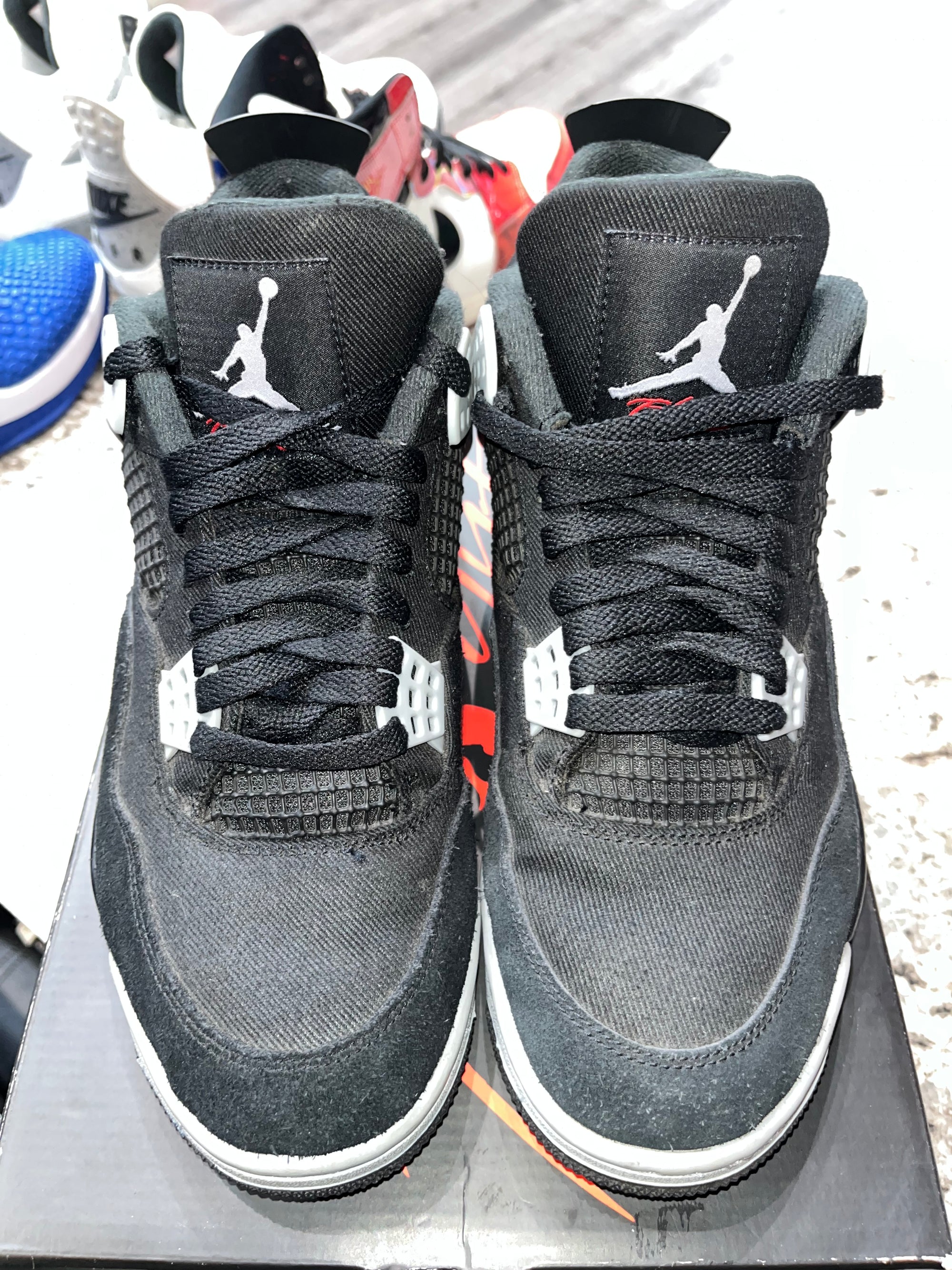 Jordan 4 Retro SE Black Canvas