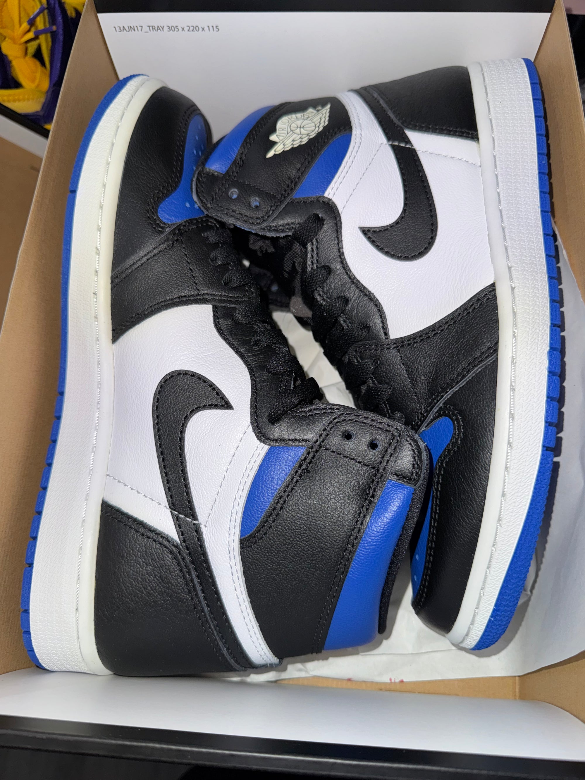 Jordan 1 Retro High Royal Toe (DISCOLORED)