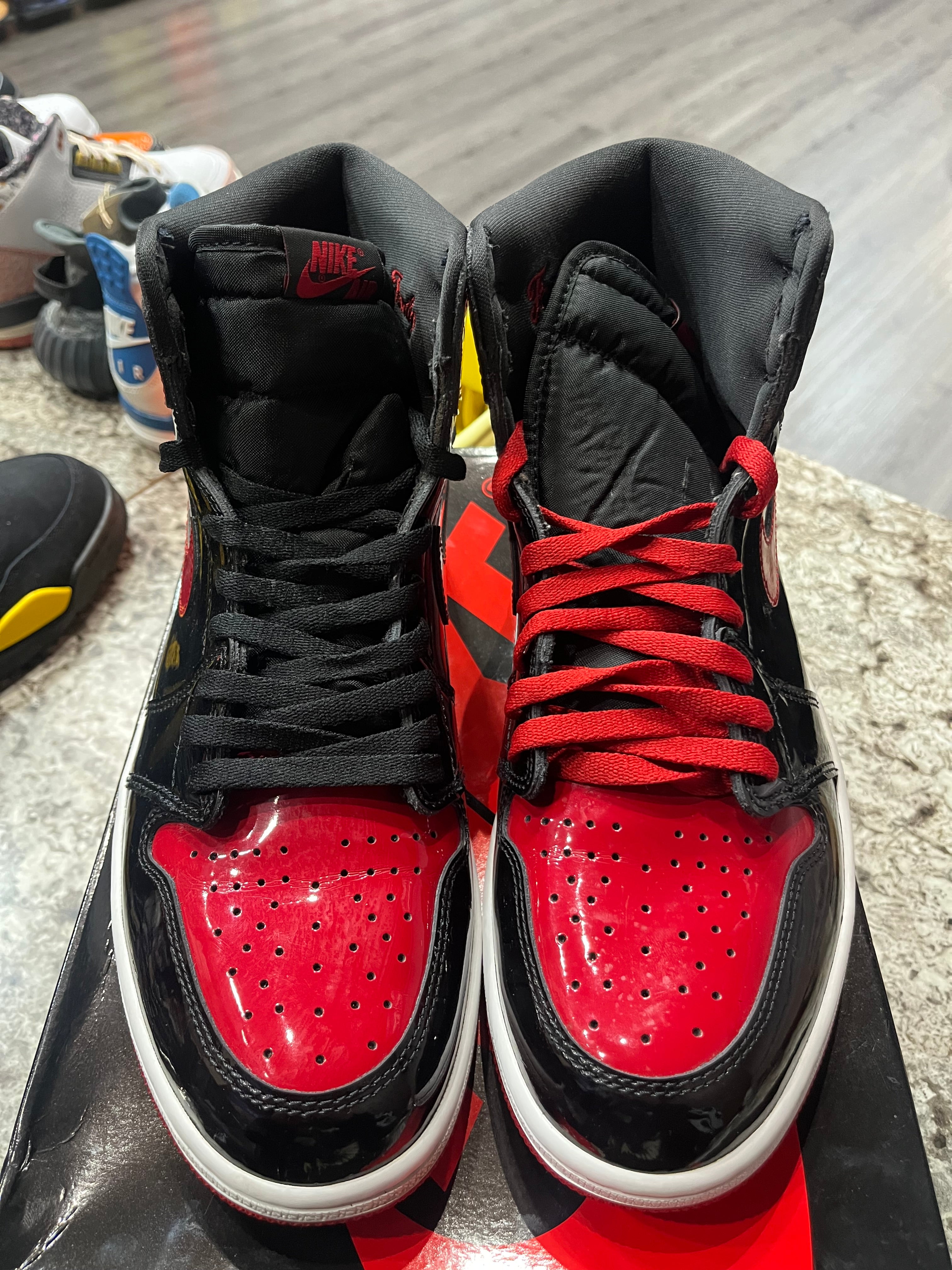 Jordan 1 Retro High OG Patent Bred – Coolkicks