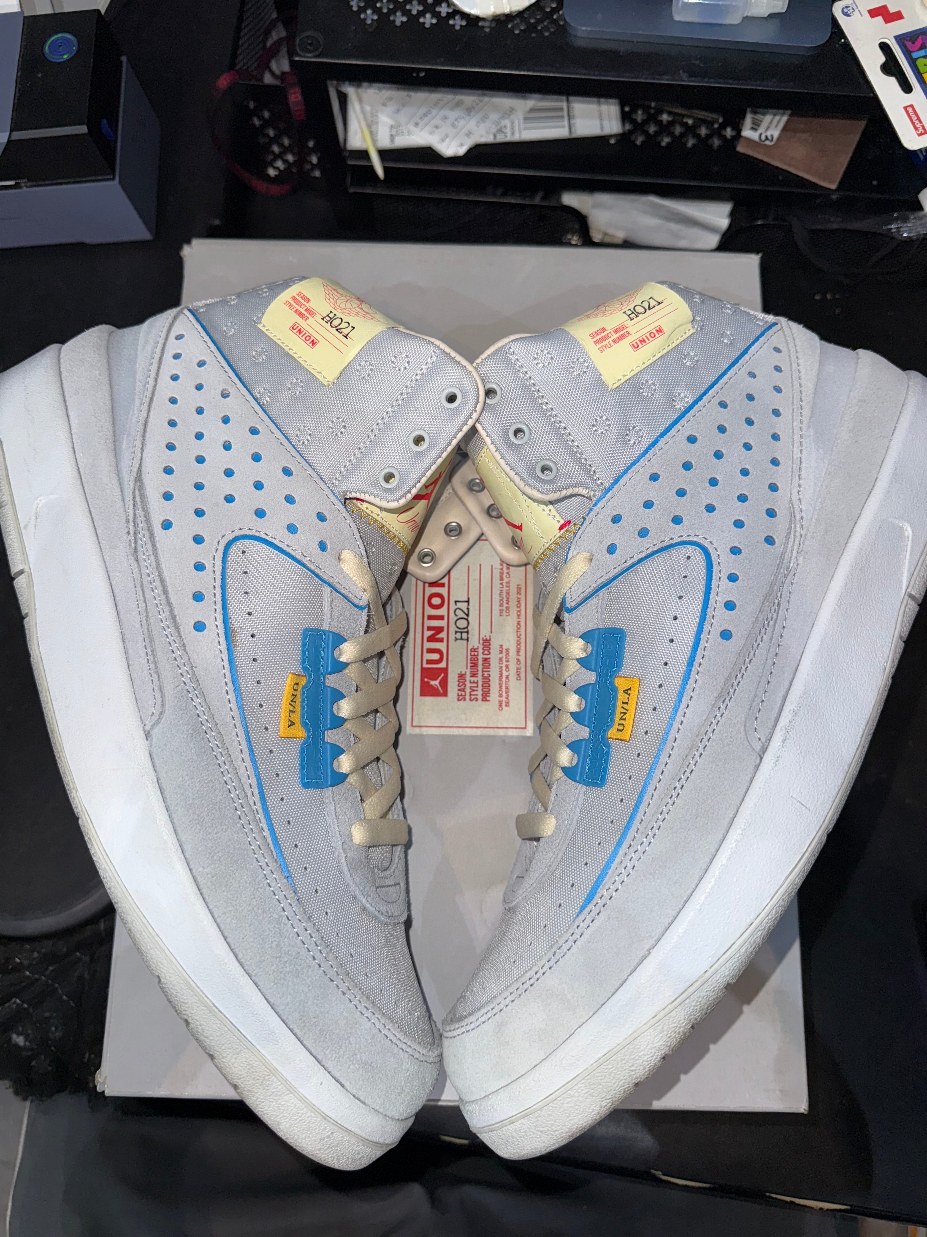 【ジョーカー】② Jordan 2 Retro SP Union Grey Fog – Coolkicks
