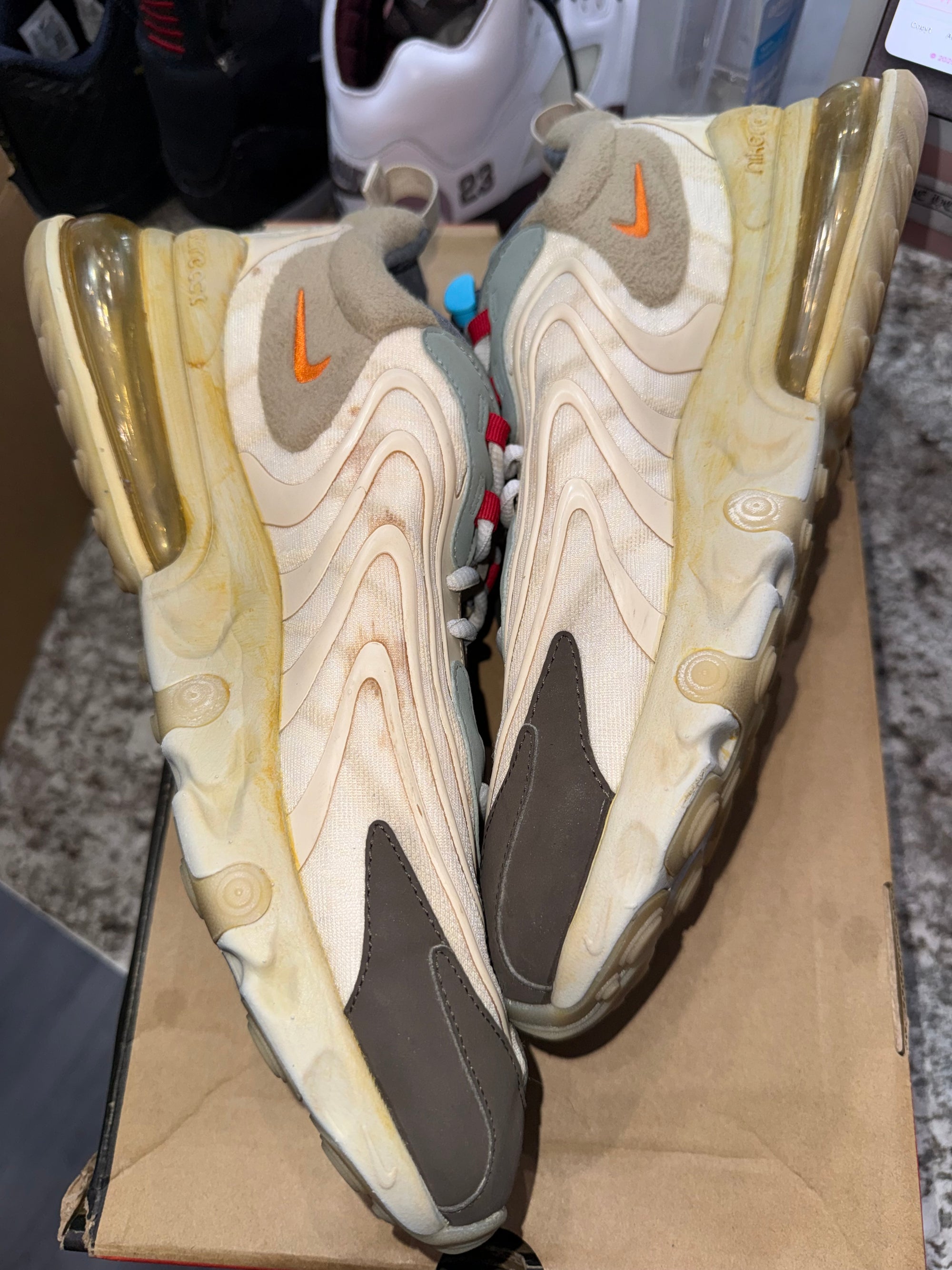 Nike Air Max 270 React ENG Travis Scott Cactus Trails