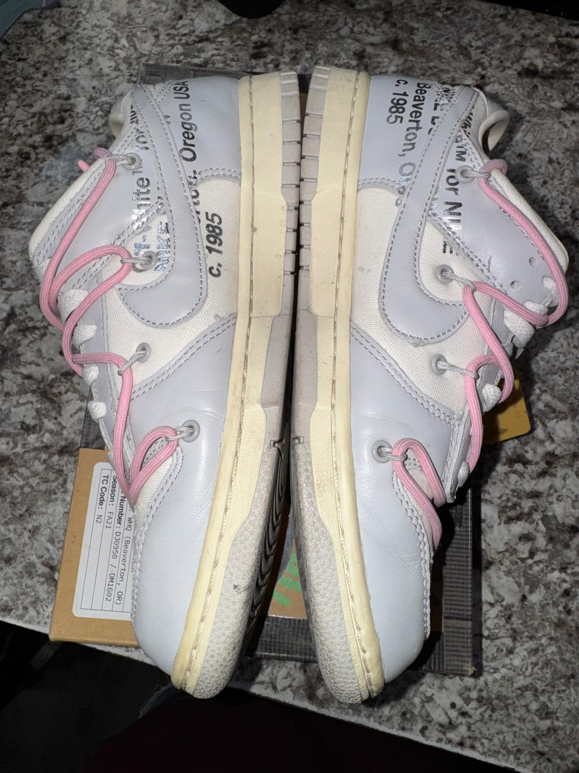 Nike Dunk Low Off-White Lot 9