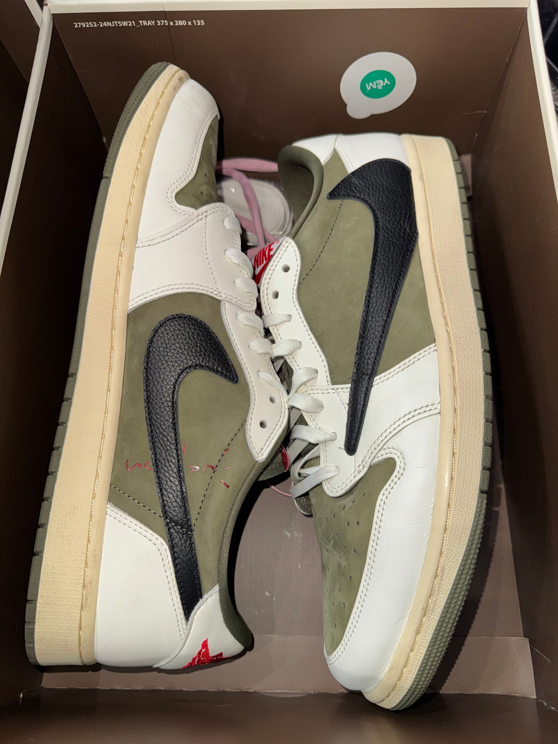 Jordan 1 Retro Low OG SP Travis Scott Medium Olive