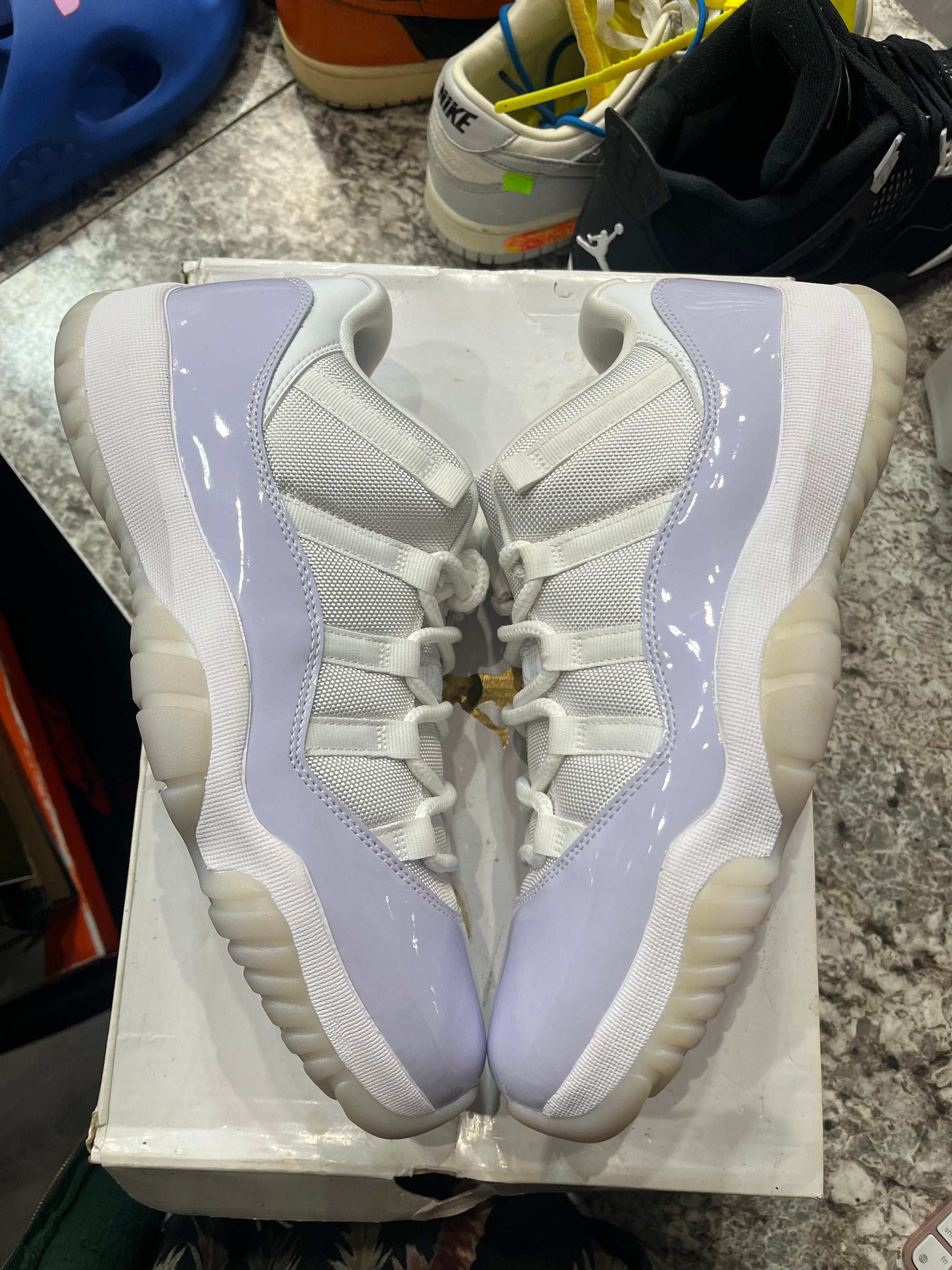 Jordan 11 Retro Low Pure Violet (Women's) (VNDS) (DAMAGED BOX)