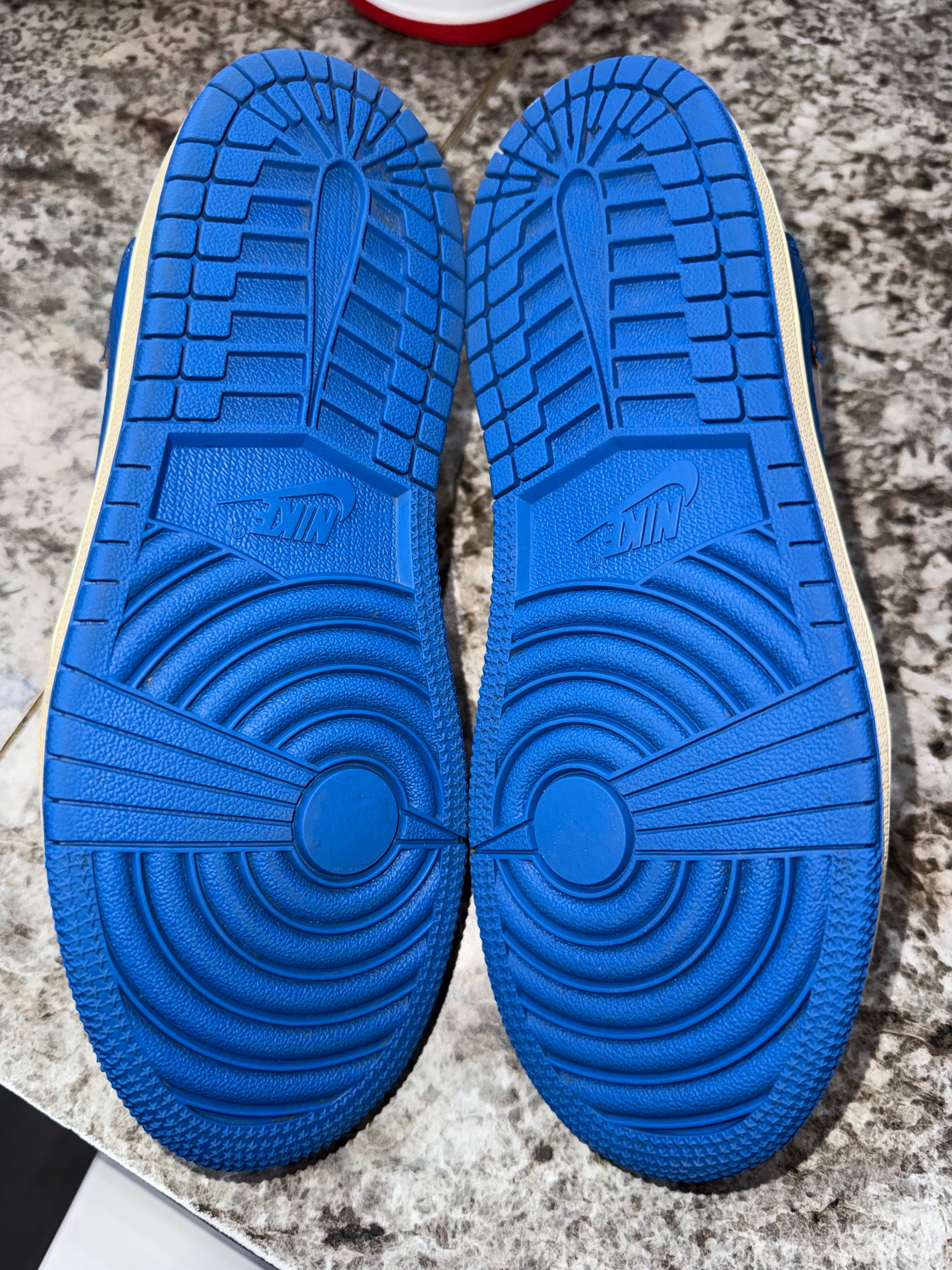 Jordan 1 Retro Low OG SP Fragment x Travis Scott Sail Military Blue (PS)