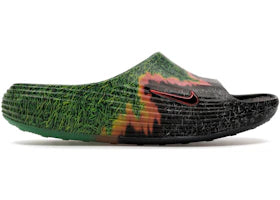 Nike ReactX Rejuven8 Slide .SWOOSH Touch Grass Dark Smoke Grey Kelly Green