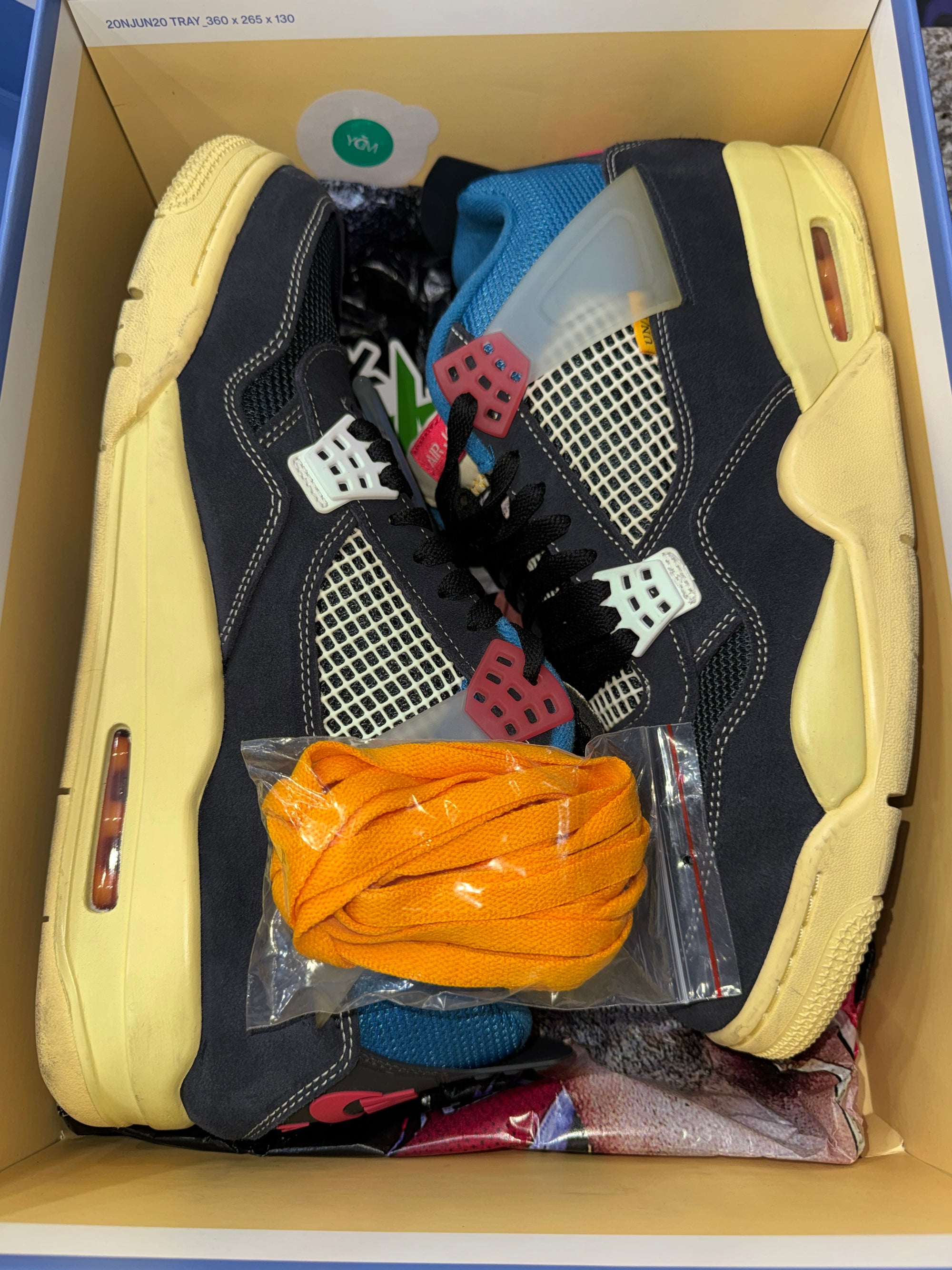 Jordan 4 Retro Union Off Noir
