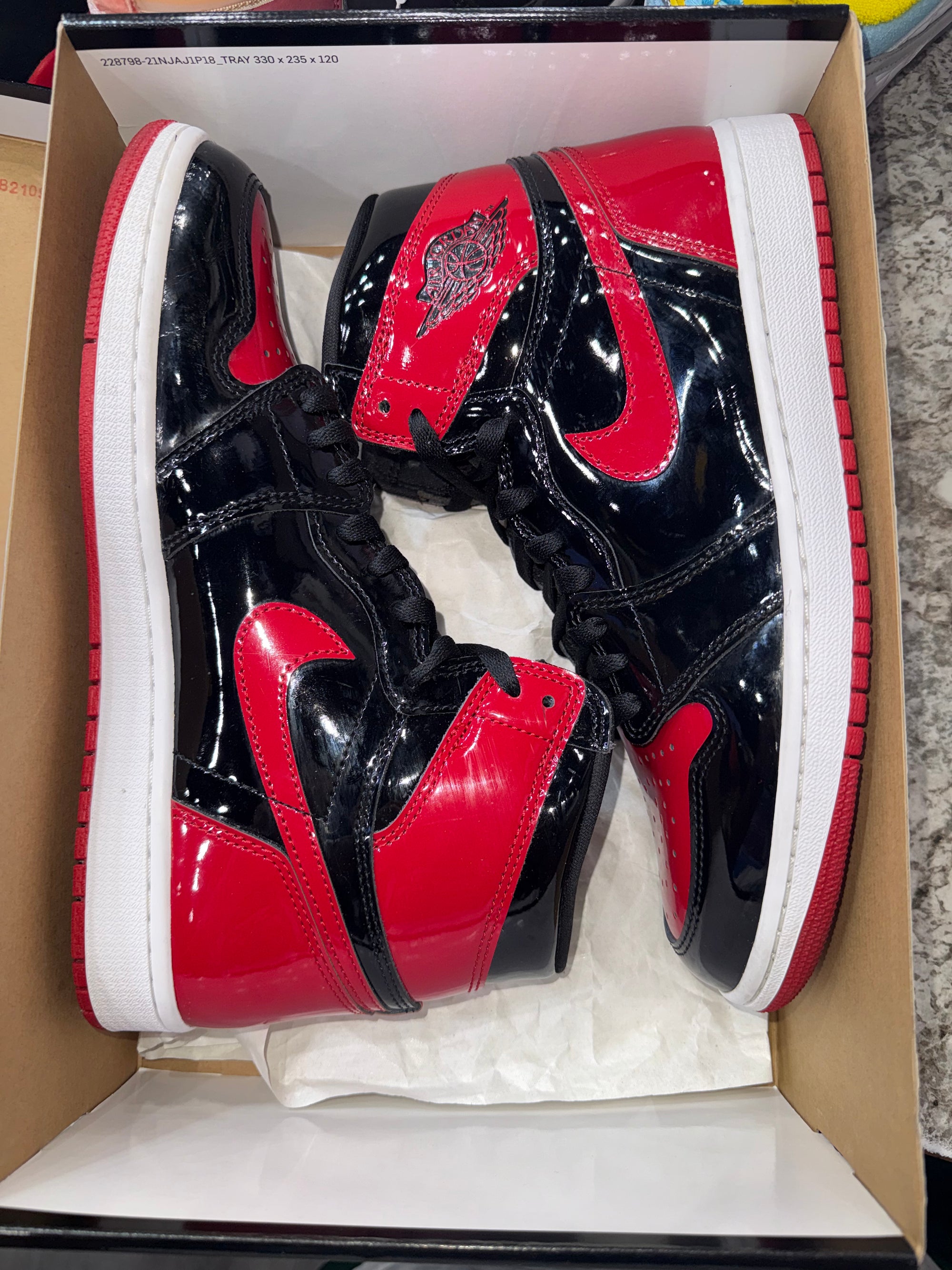 Jordan 1 Retro High OG Patent Bred
