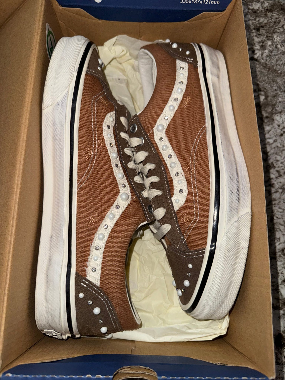 Vans LX Old Skool 36 Pearlized Pack Vintage Cocoa Brown