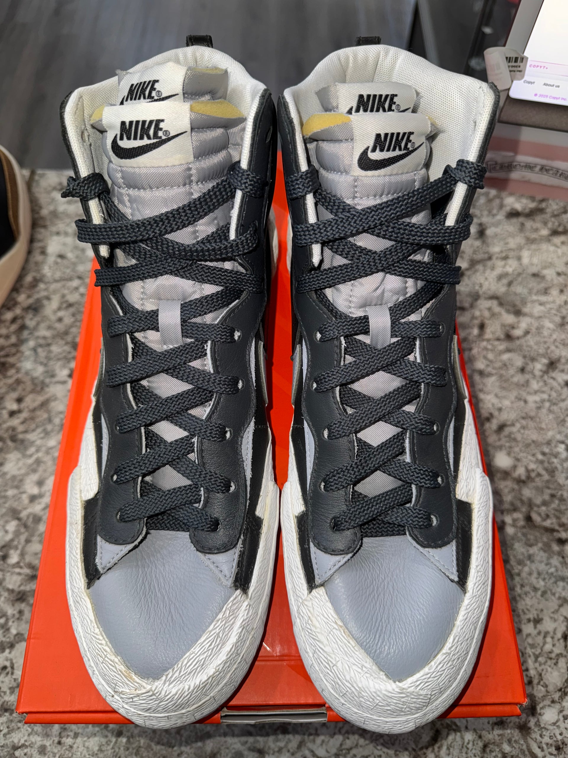 Nike Blazer Mid sacai Black Grey