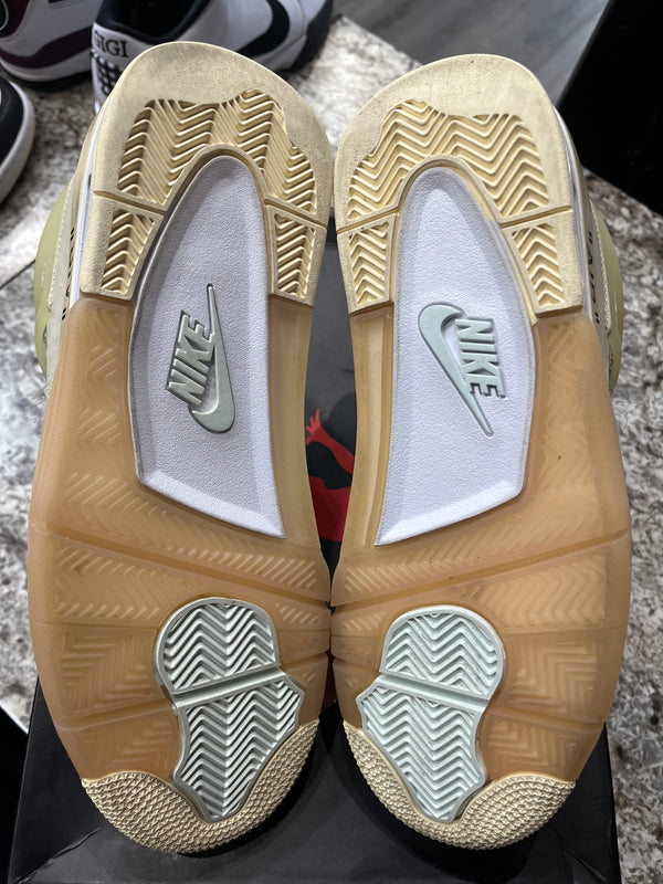 Jordan 4 Retro Off-White Sail (Women's) (DAMAGED BOX)