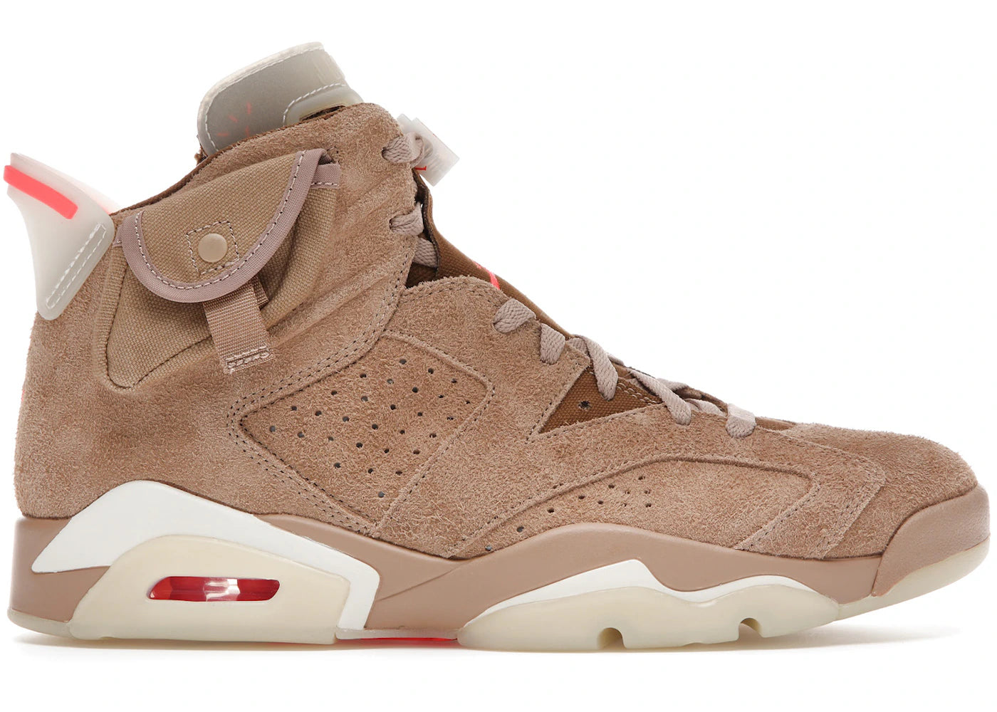 Jordan 6 Retro Travis Scott British Khaki (NO BOX)
