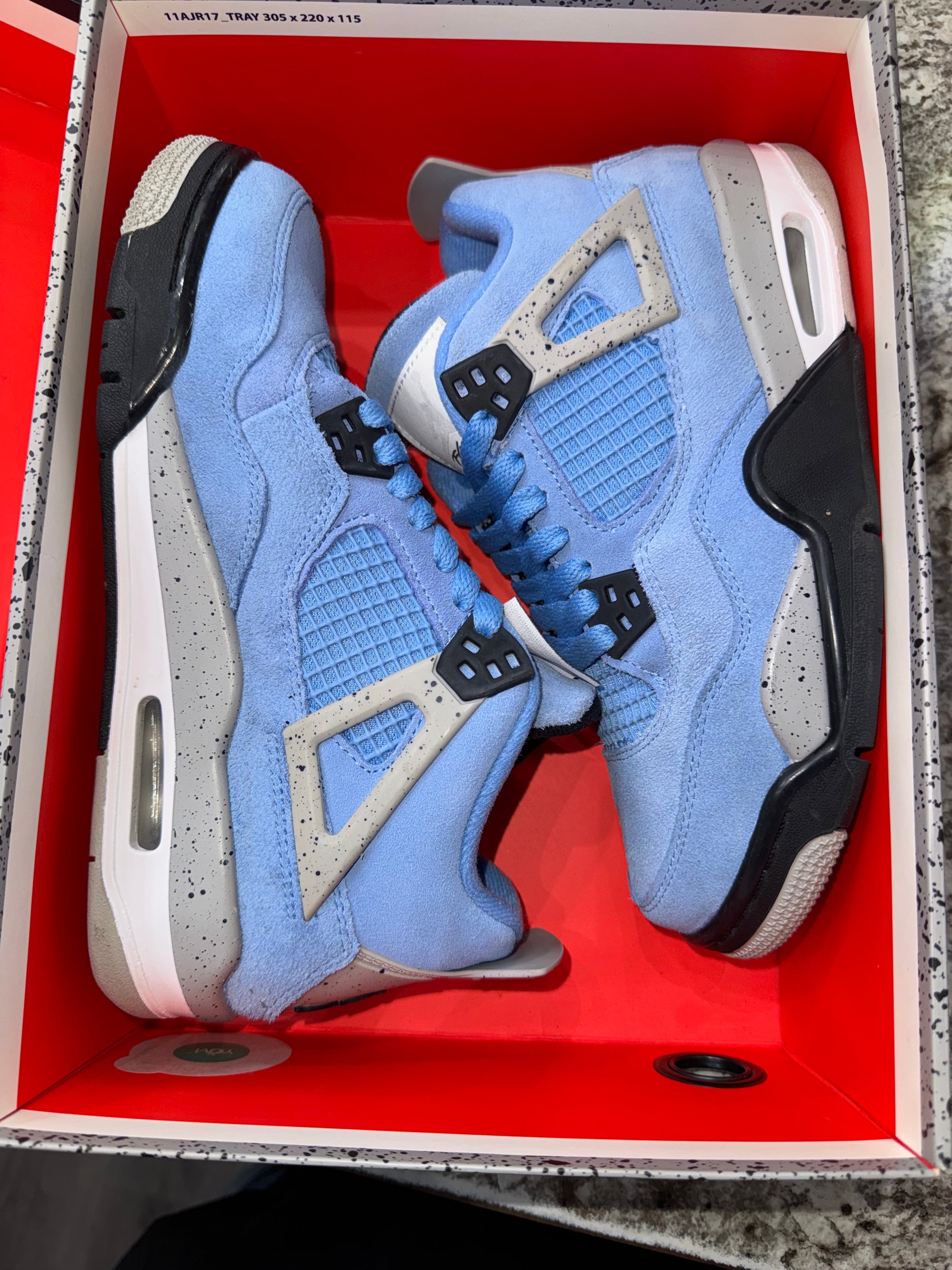 Jordan 4 Retro University Blue (GS)