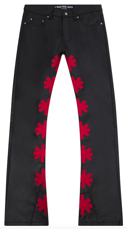 Lost Shadows Red Waxed Denim | Red
