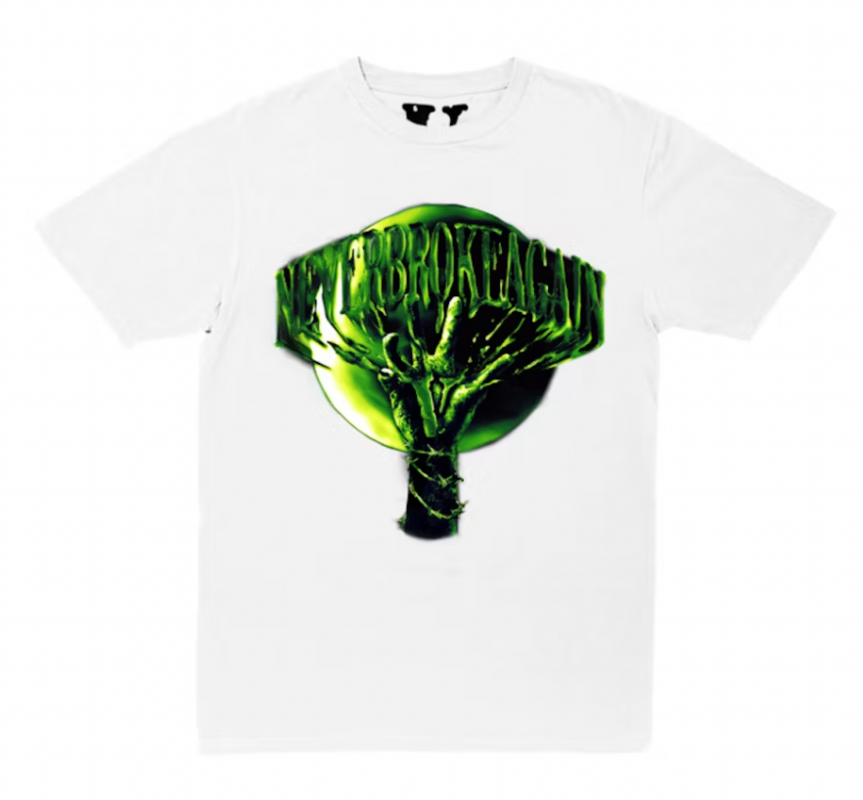 Vlone x Never Broke Again Slime T-shirt White