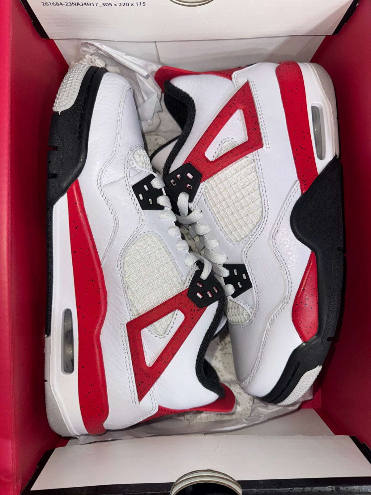 Jordan 4 Retro Red Cement (GS)