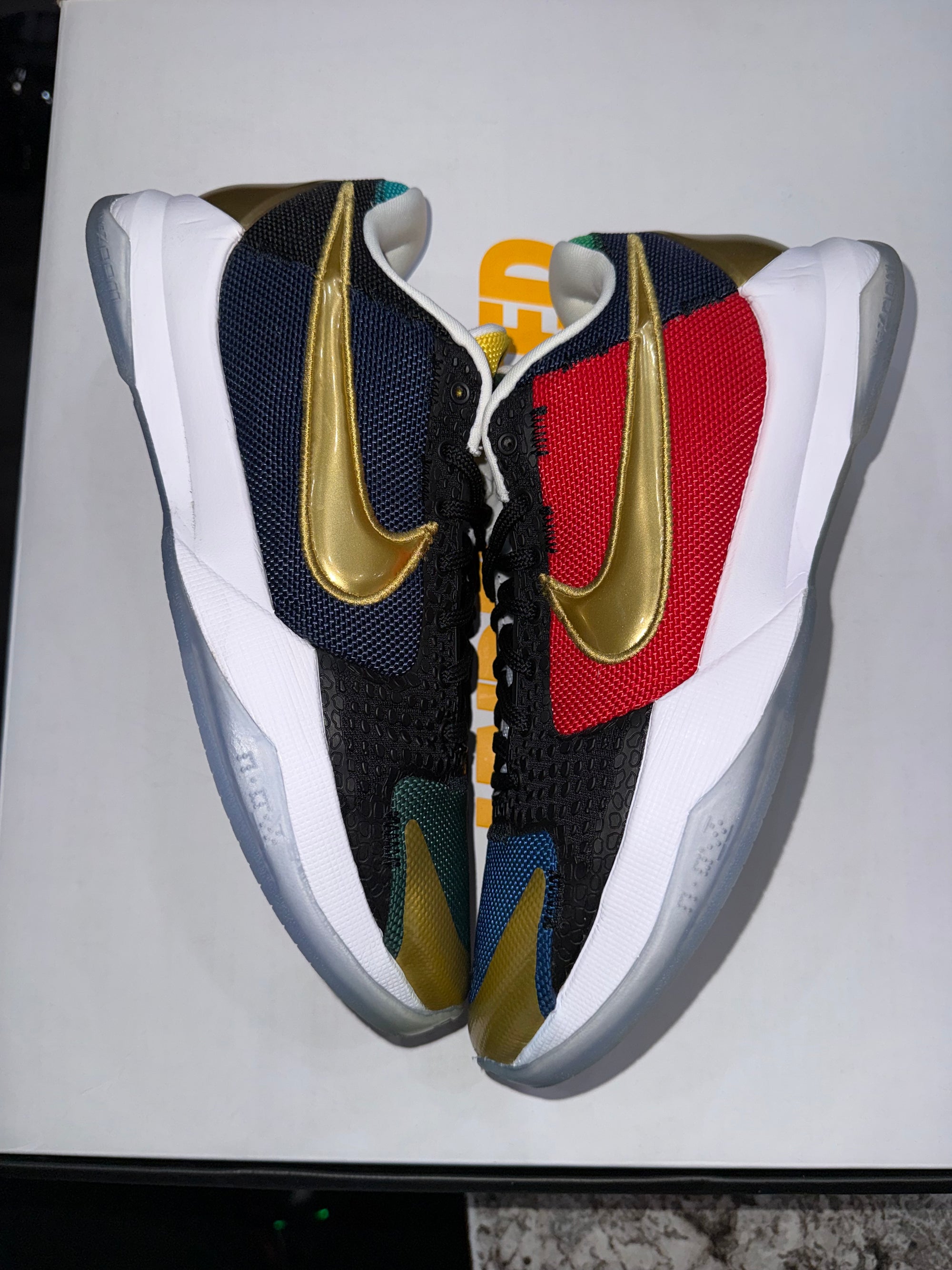Nike Kobe 5 Protro Undefeated What If Pack (MULTICOLOR USED)(WHITE NEW)
