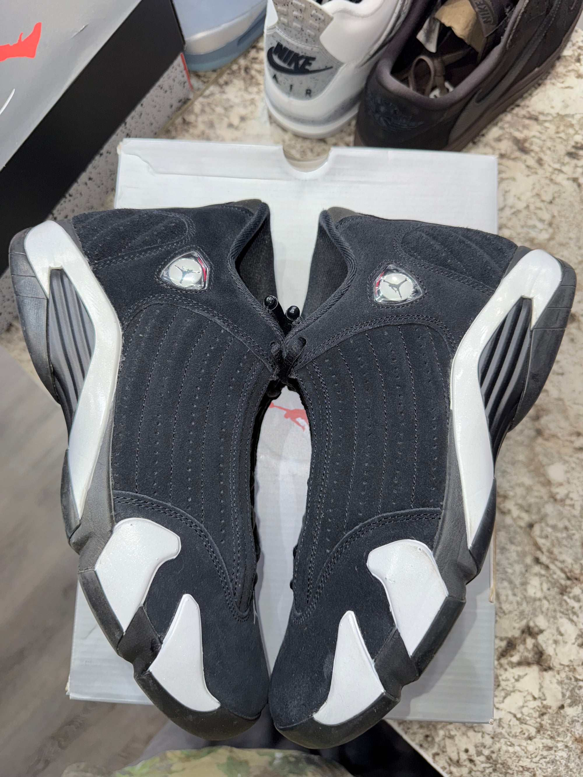 Jordan 14 Retro Black White