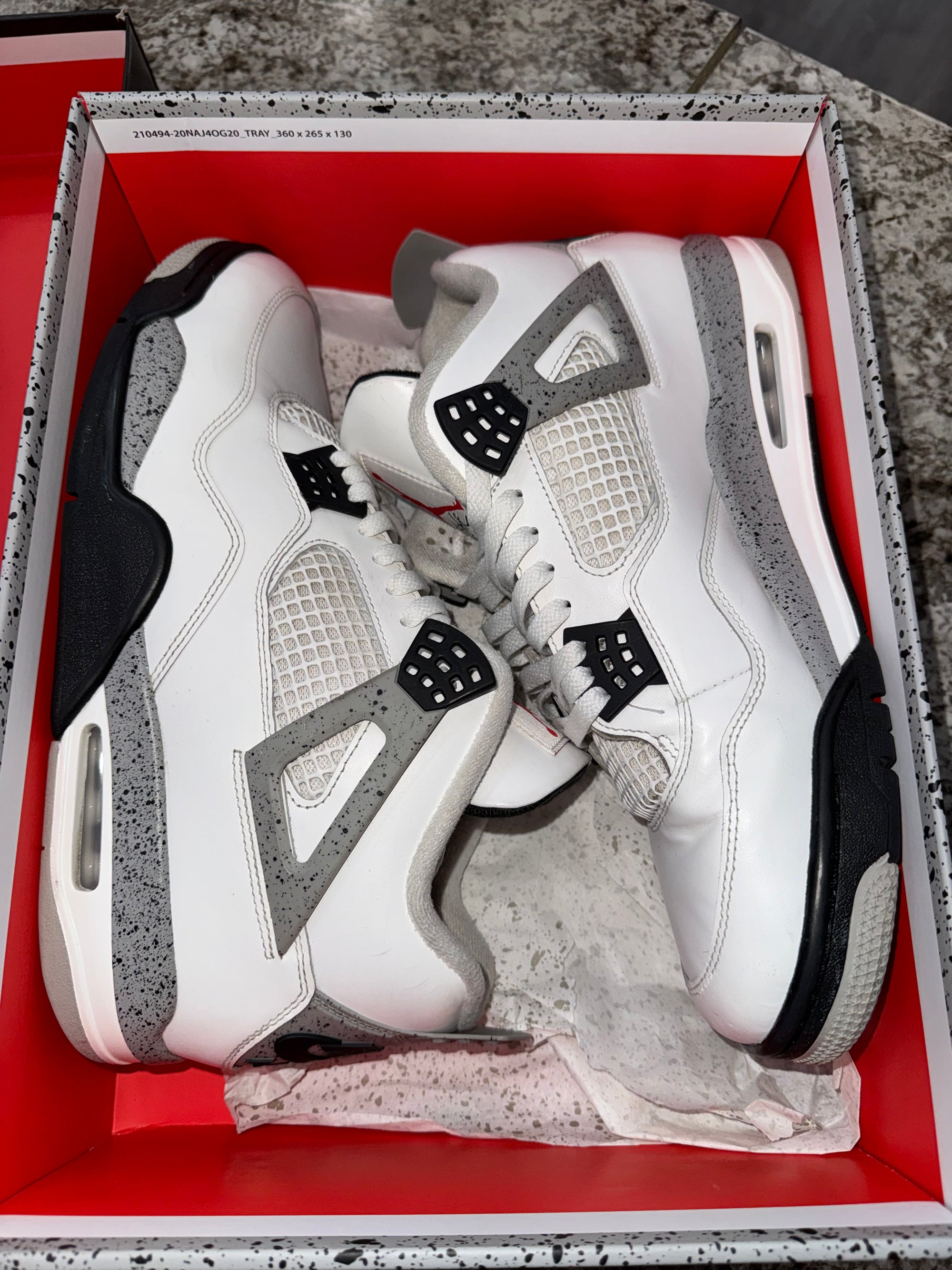 Jordan 4 Retro White Cement (2025)